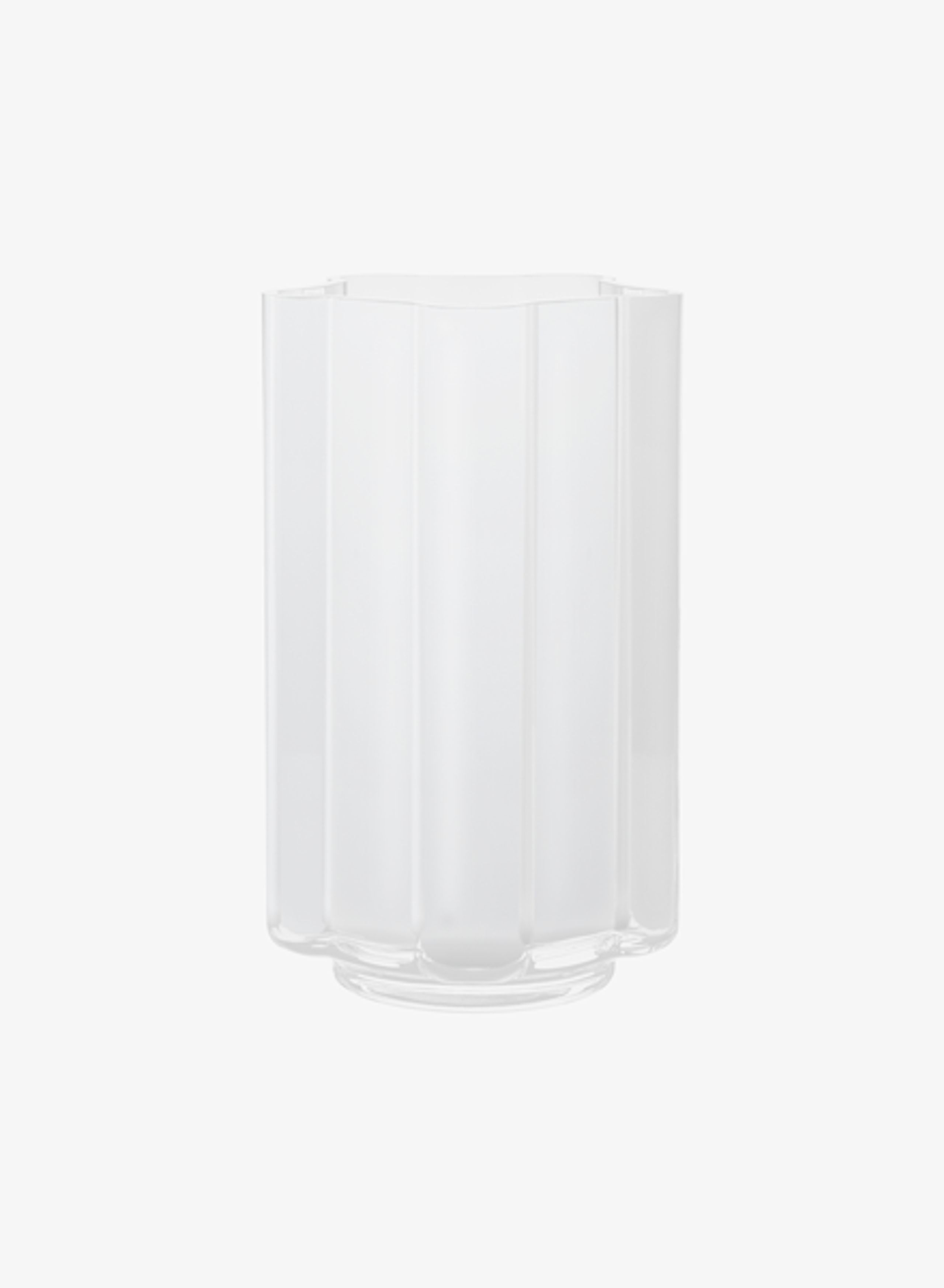Louise Roe - Vase - Funki Vase - Funki Vase Rounded Opal White