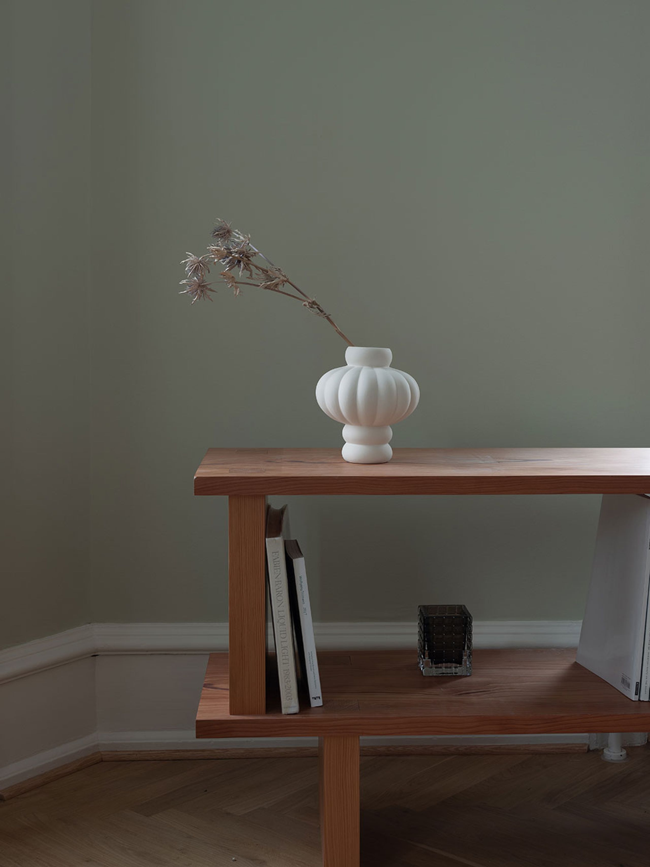 Louise Roe - Vase - Balloon Vase 03 - Opal White