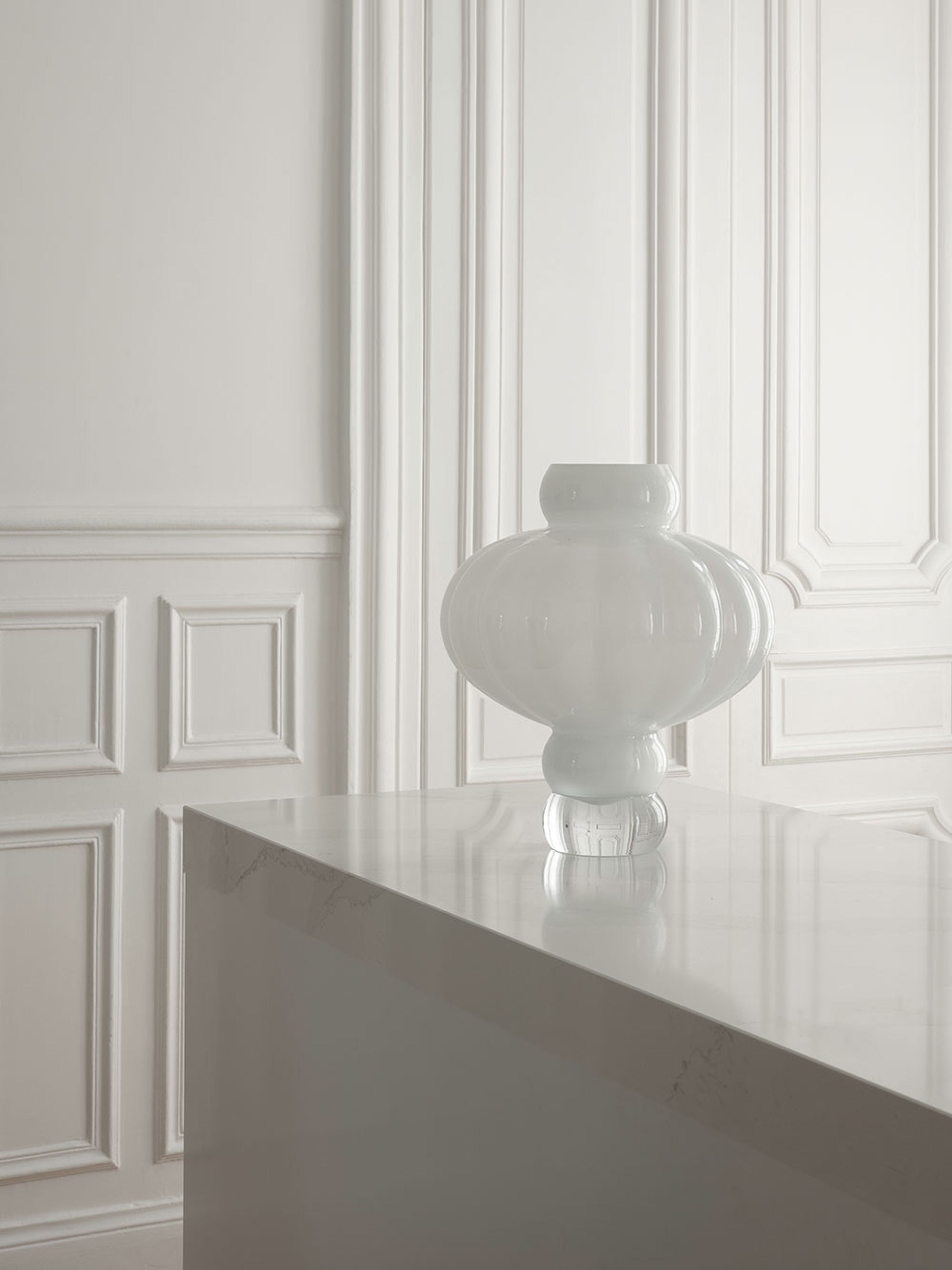 Louise Roe - Vase - Balloon Vase 03 - Opal White