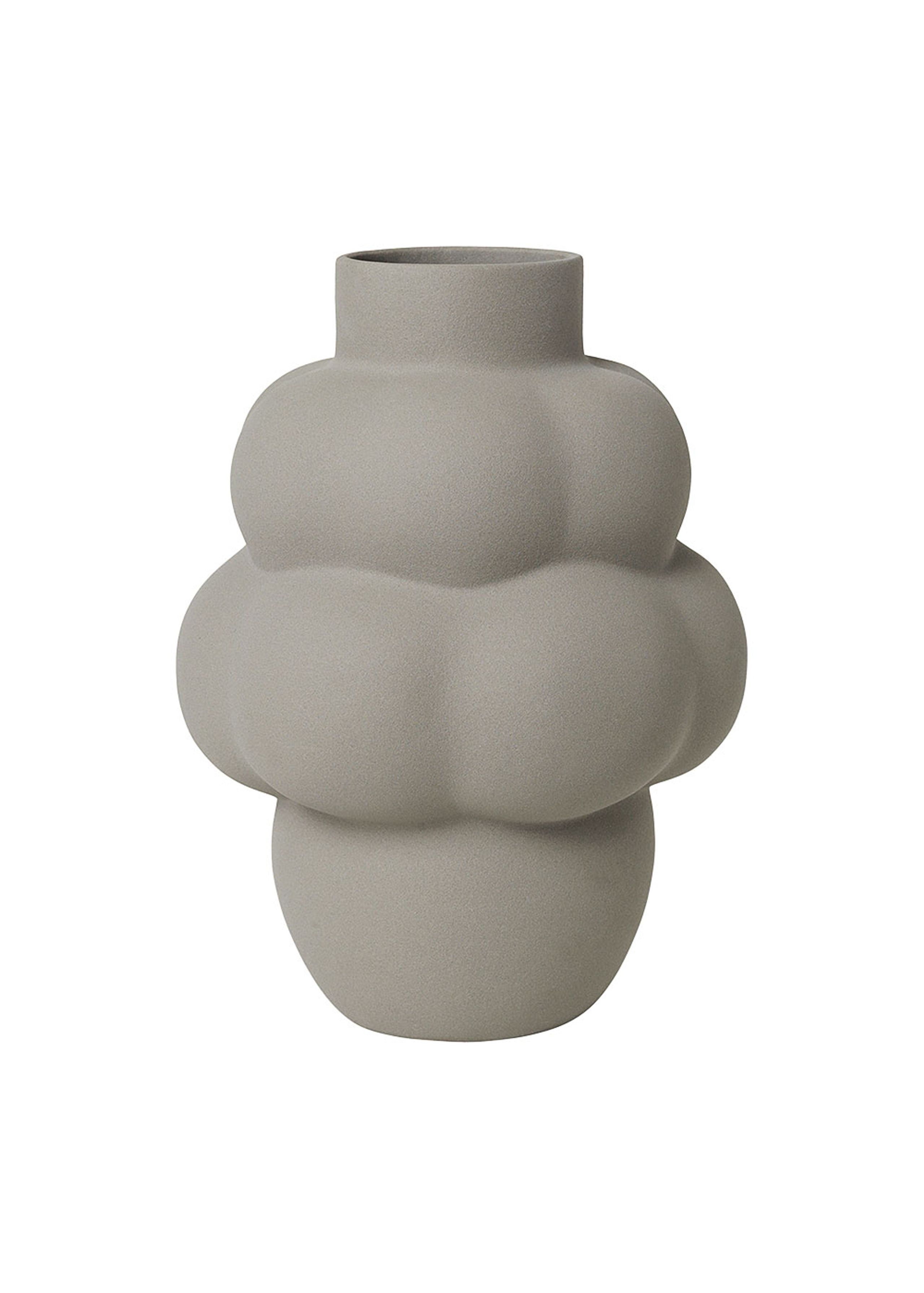 Louise Roe - Vase - Balloon Vase 04 - Grande Sanded Grey