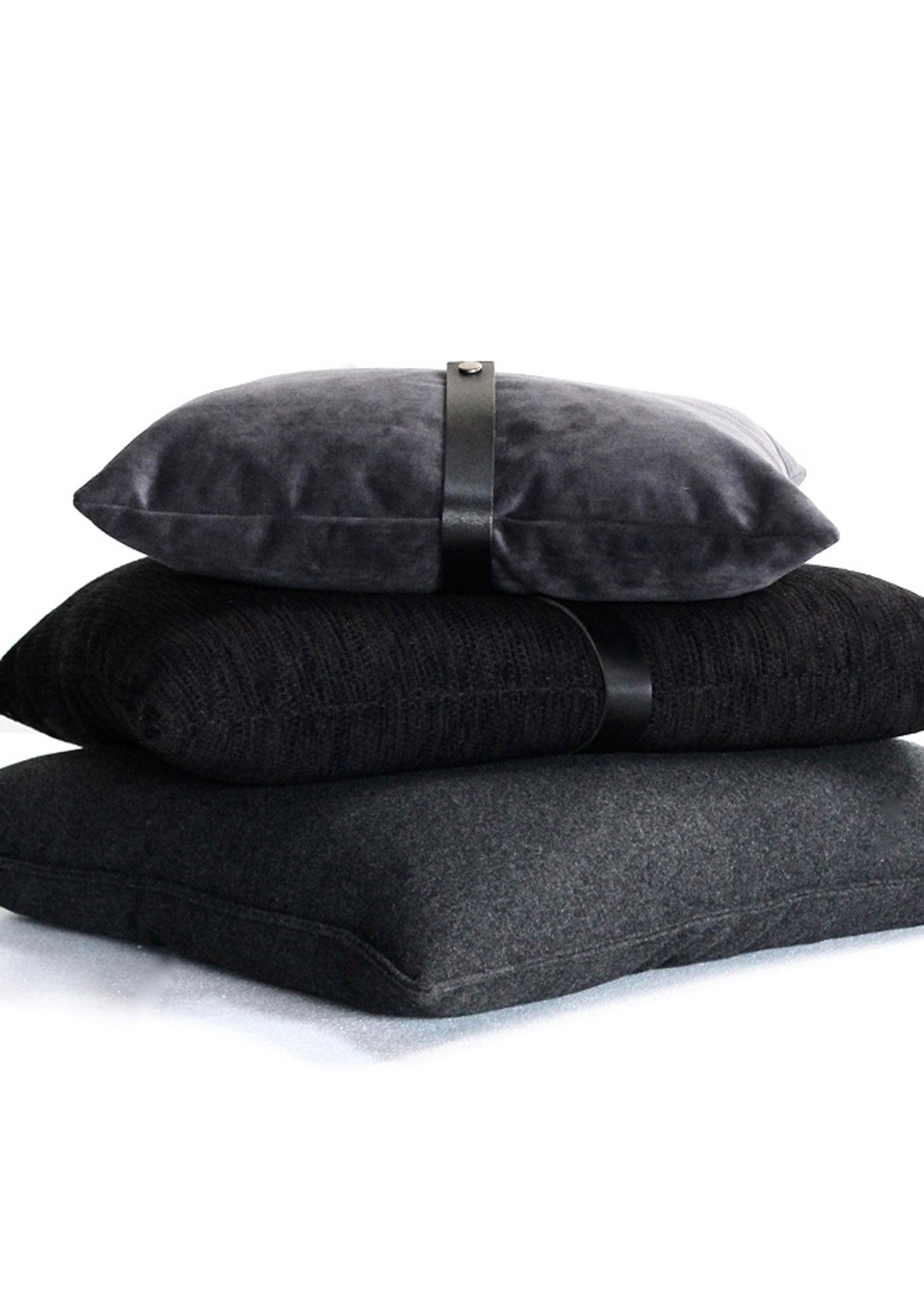 Louise Smærup - Cushion - Regular / Twist - Black Twist - 60 x 40