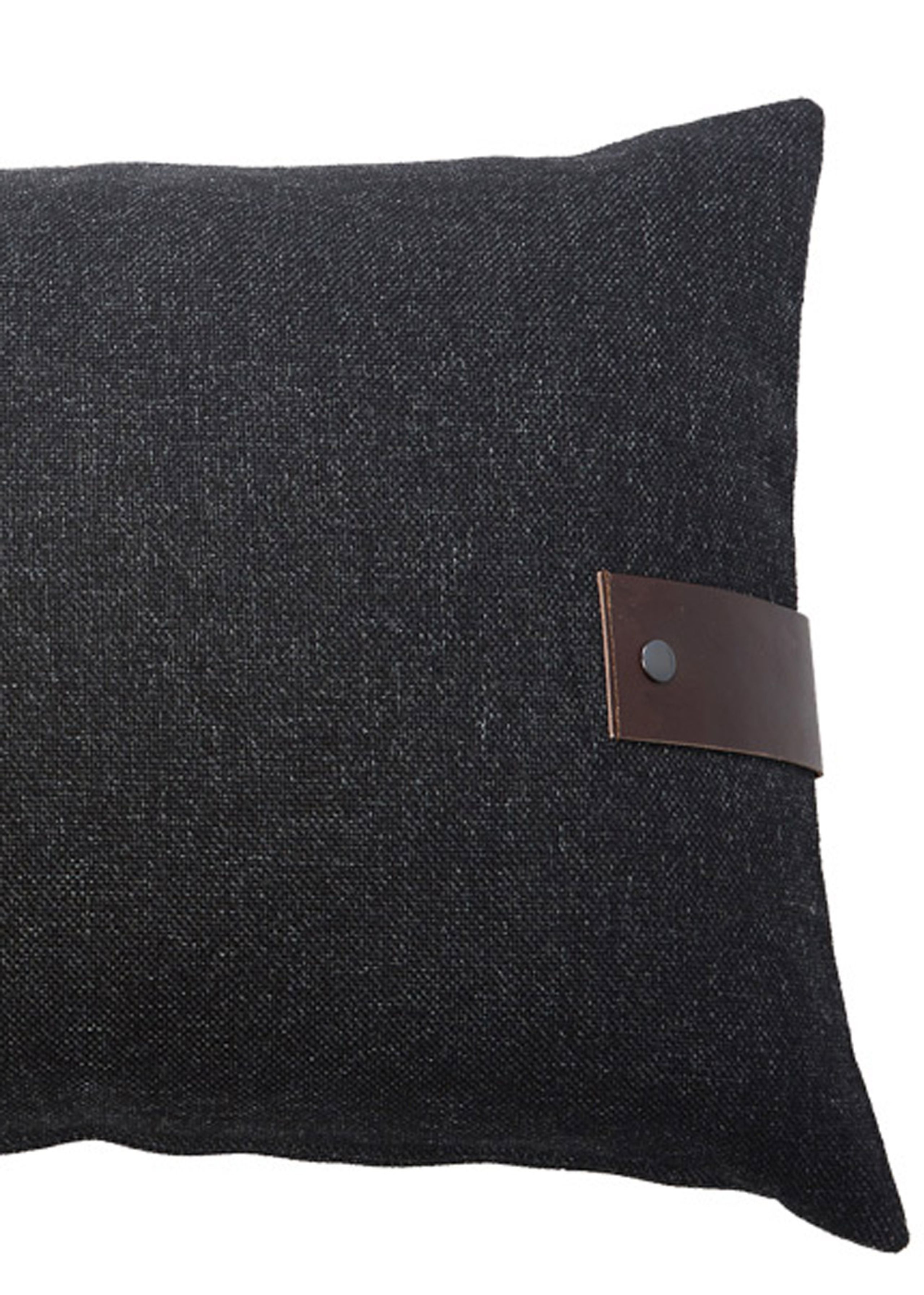 Louise Smærup - Coussin - Regular / Twist - Black Twist - 80 x 50