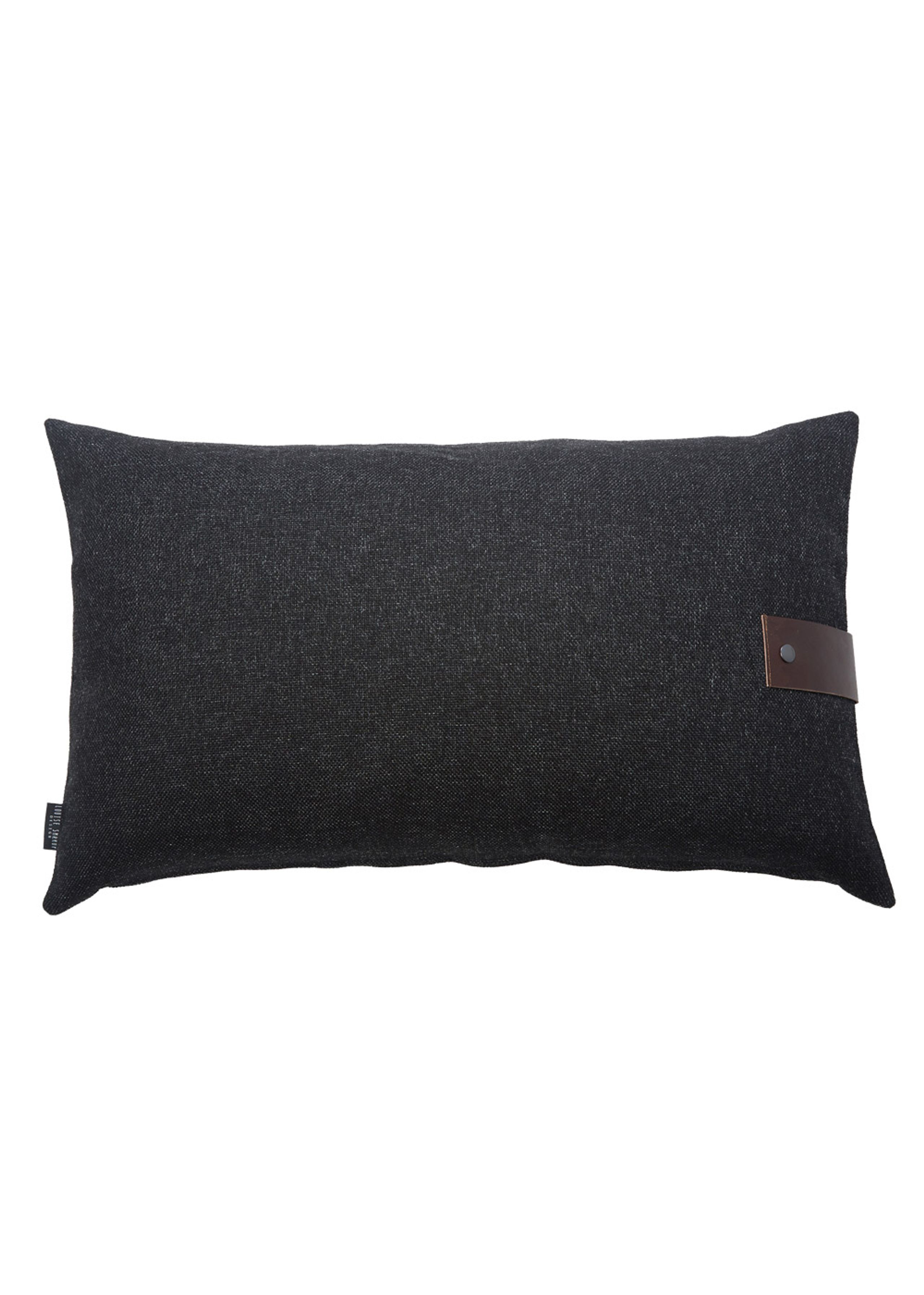Louise Smærup - Coussin - Regular / Twist - Black Twist - 80 x 50