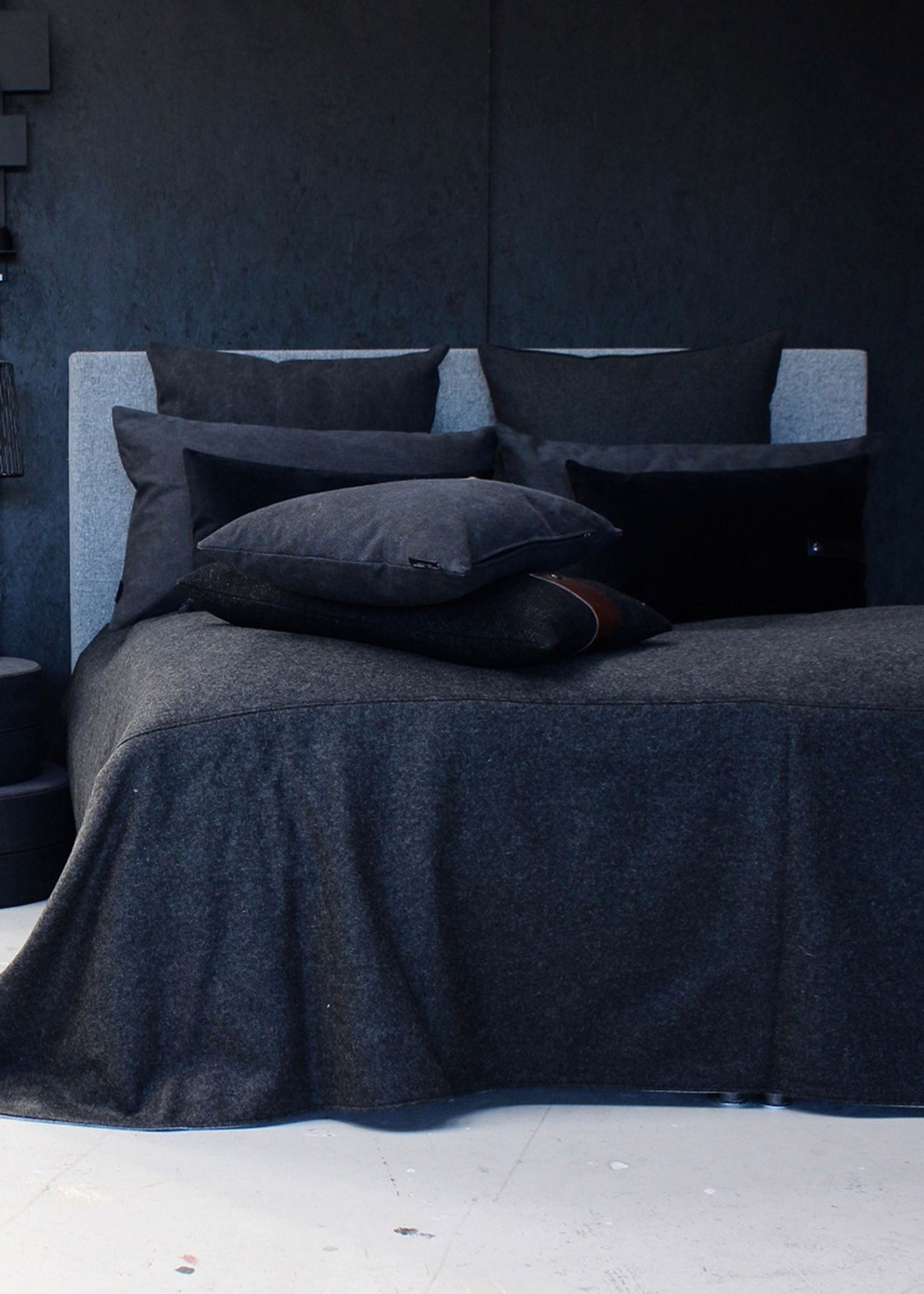 Louise Smærup - Cushion - Regular / Twist - Blue Twist - 60 x 40