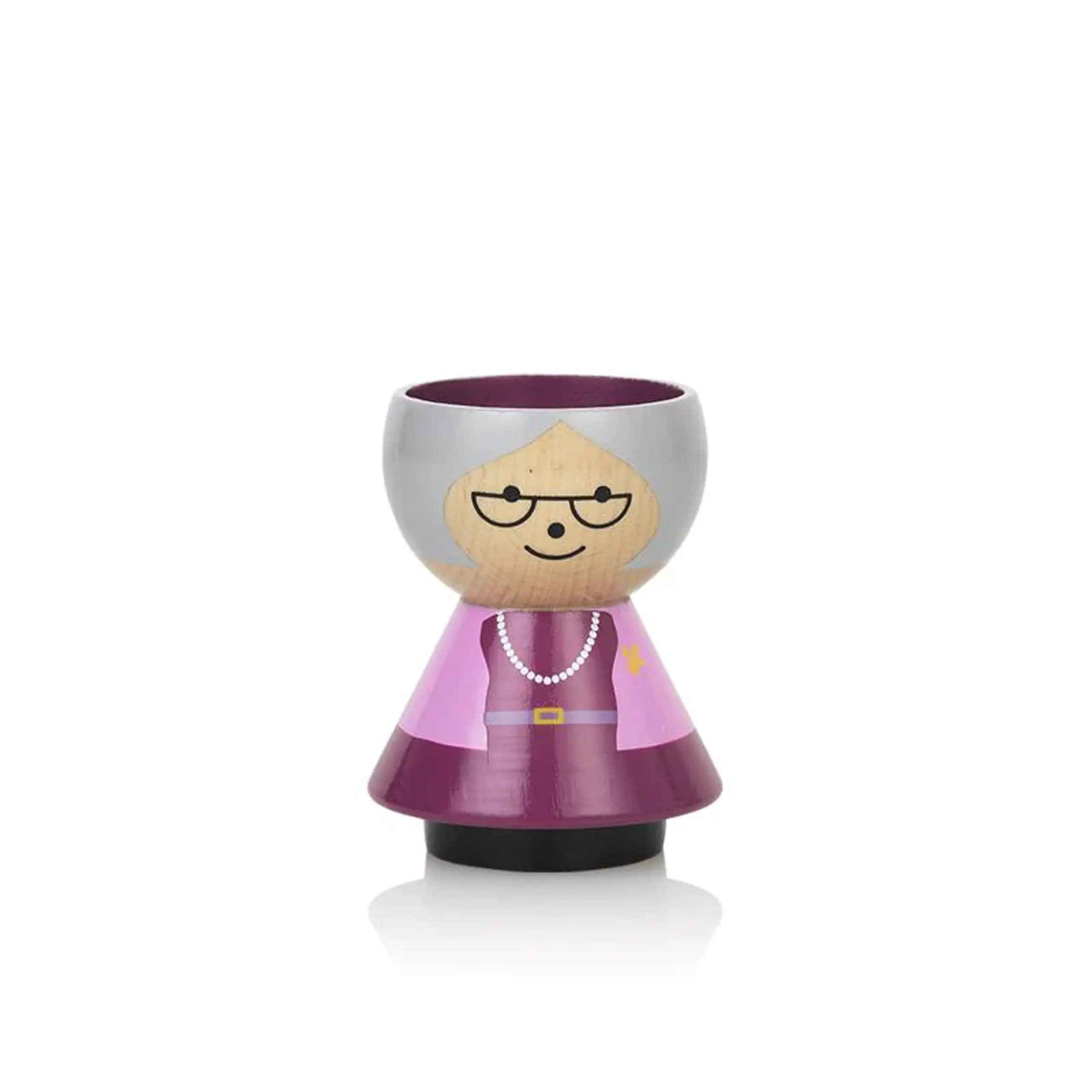 Lucie Kaas - Figure - Bordfolk Girl Egg Cup - Grandma