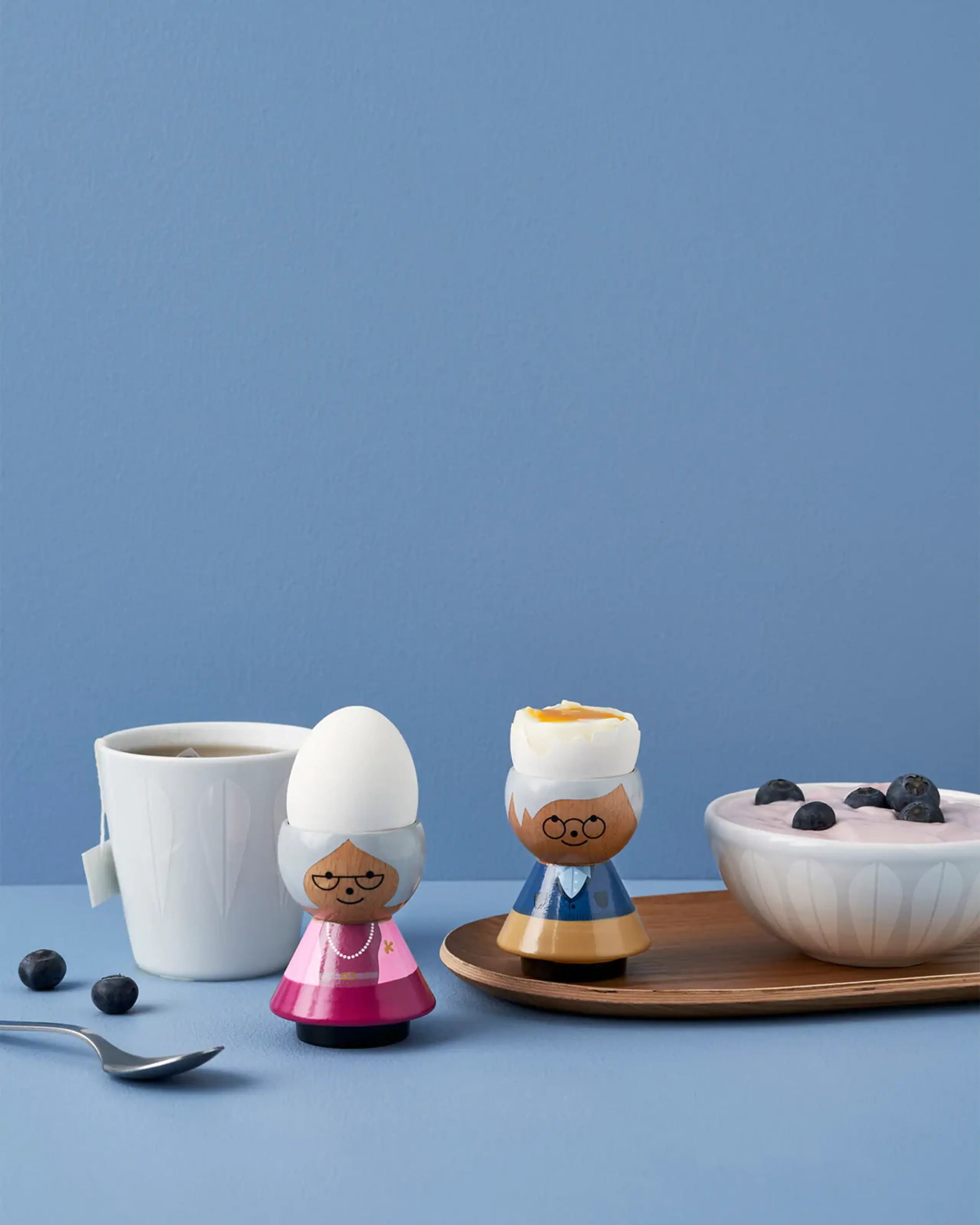 Lucie Kaas - Figure - Bordfolk Girl Egg Cup - Grandma
