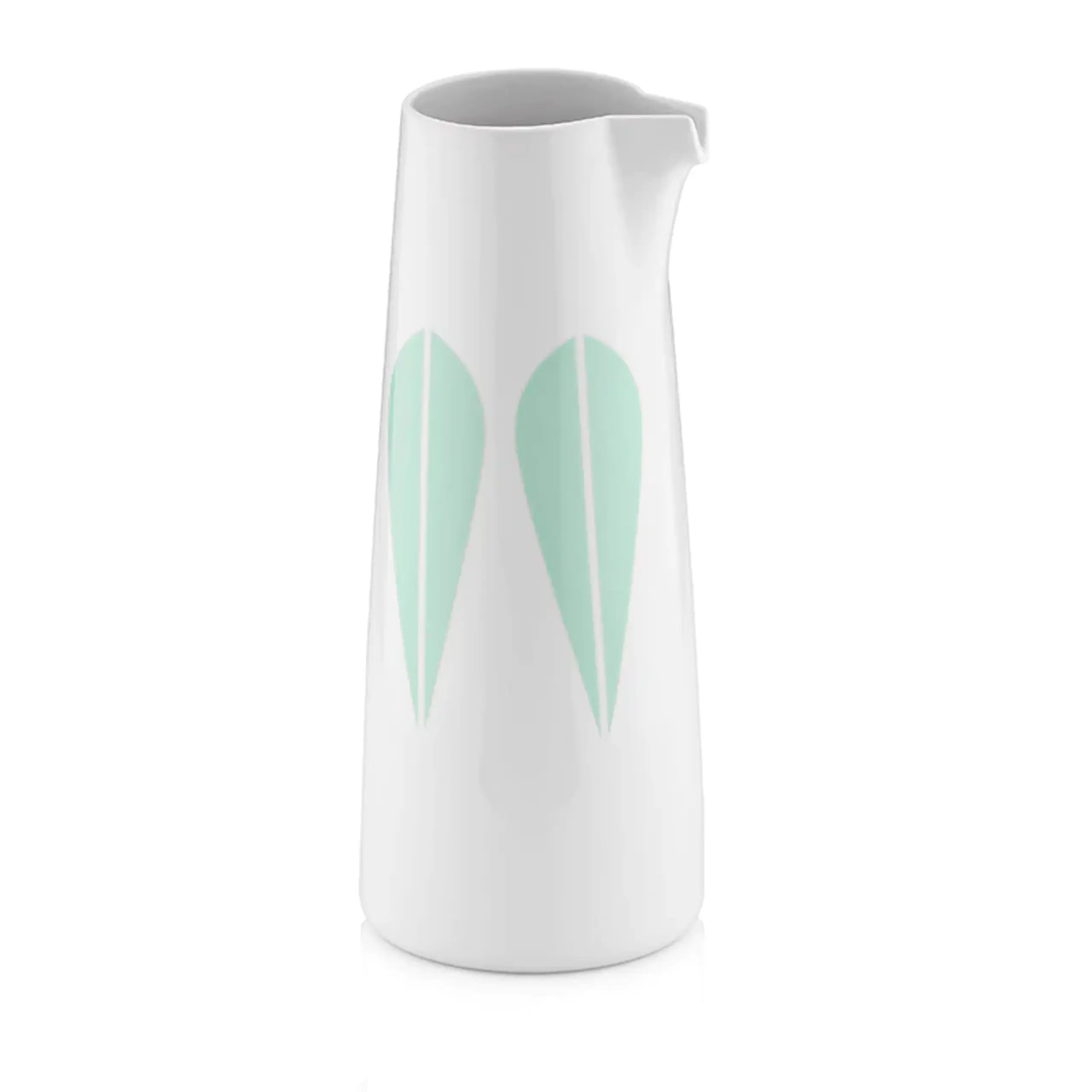 Lucie Kaas - Jug - Lotus Pitcher - Mint Green Pattern