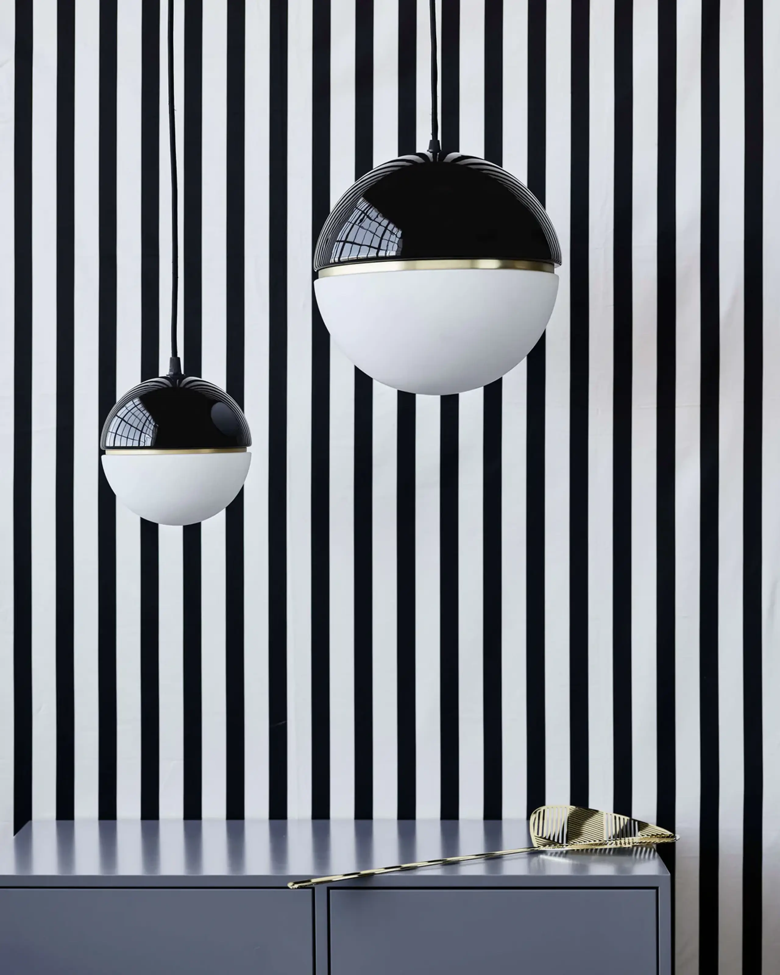 Lucie Kaas - Lamp - Macaroon Pendant Lamp - Dark Grey