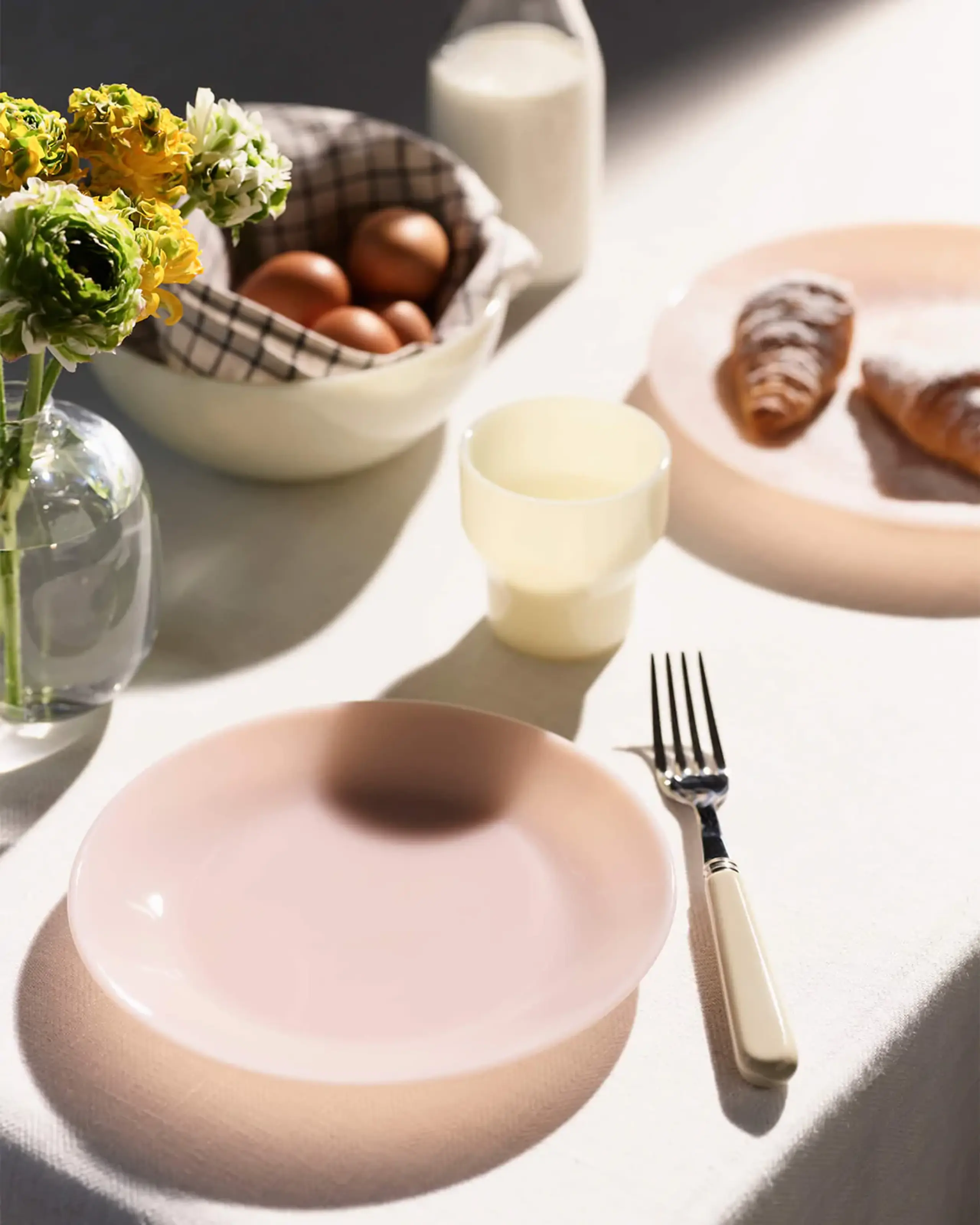 Lucie Kaas - Plaat - Milk Plate - Dinner - Peach