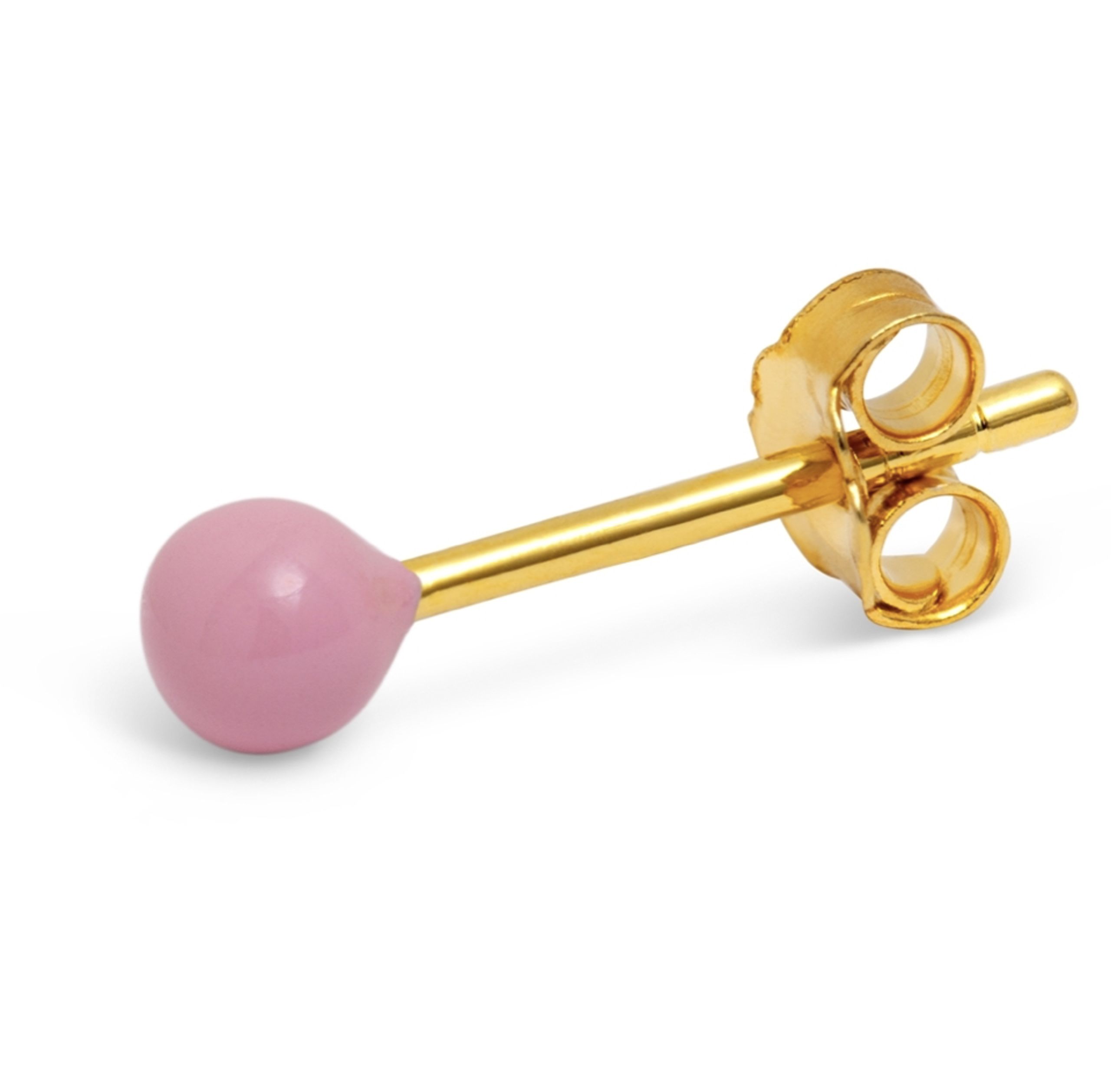 LULU Copenhagen - Korvakoru - Color Ball Earring - Light Pink