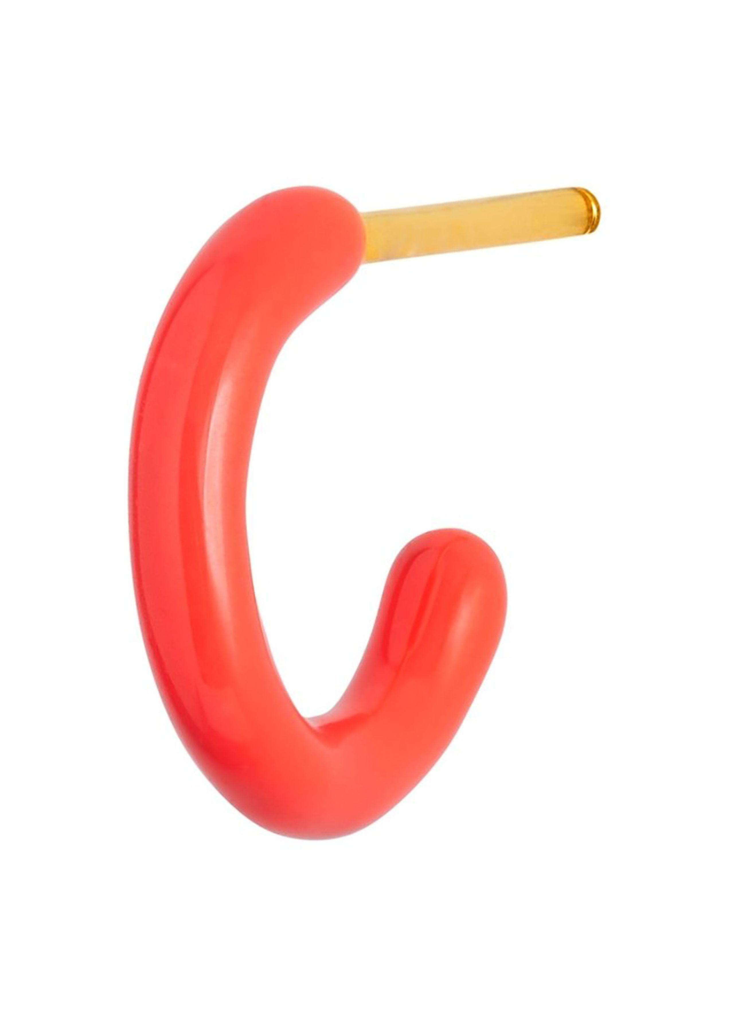 LULU Copenhagen - Ørering - COLOR HOOPS - Coral