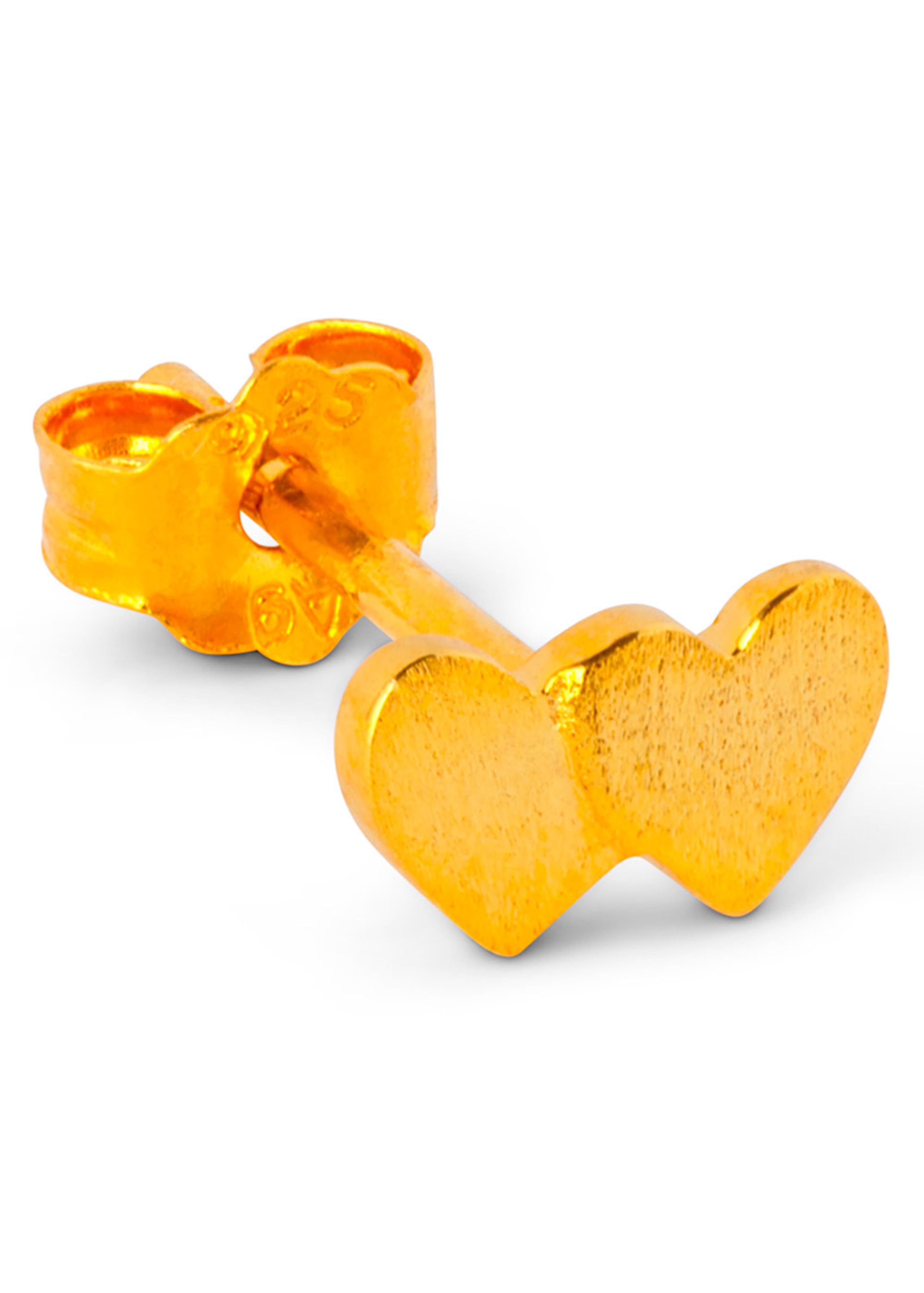 LULU Copenhagen - Orecchino - Domino Hearts - Gold