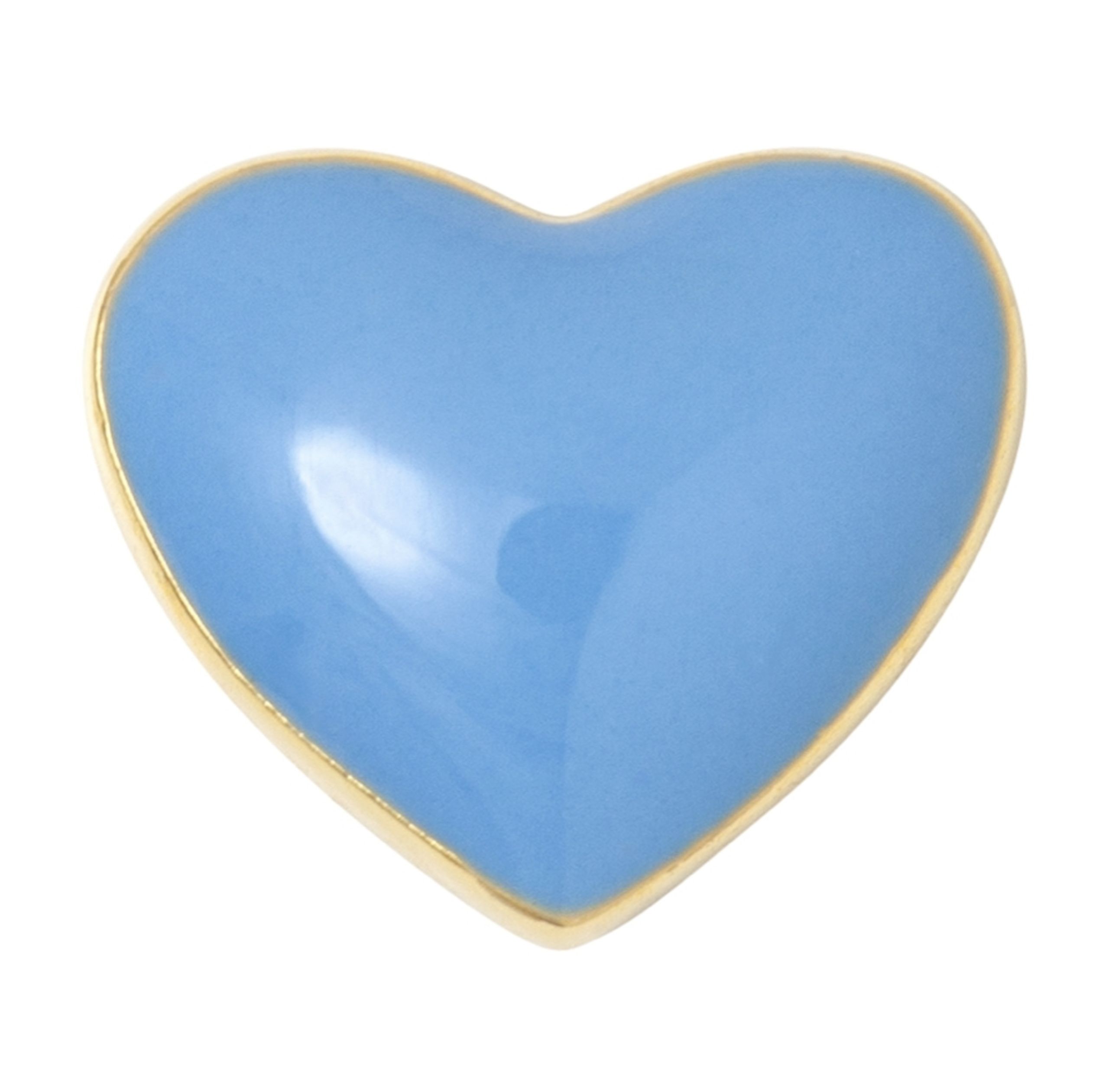LULU Copenhagen - Oorbel - LOVE U - Light Blue