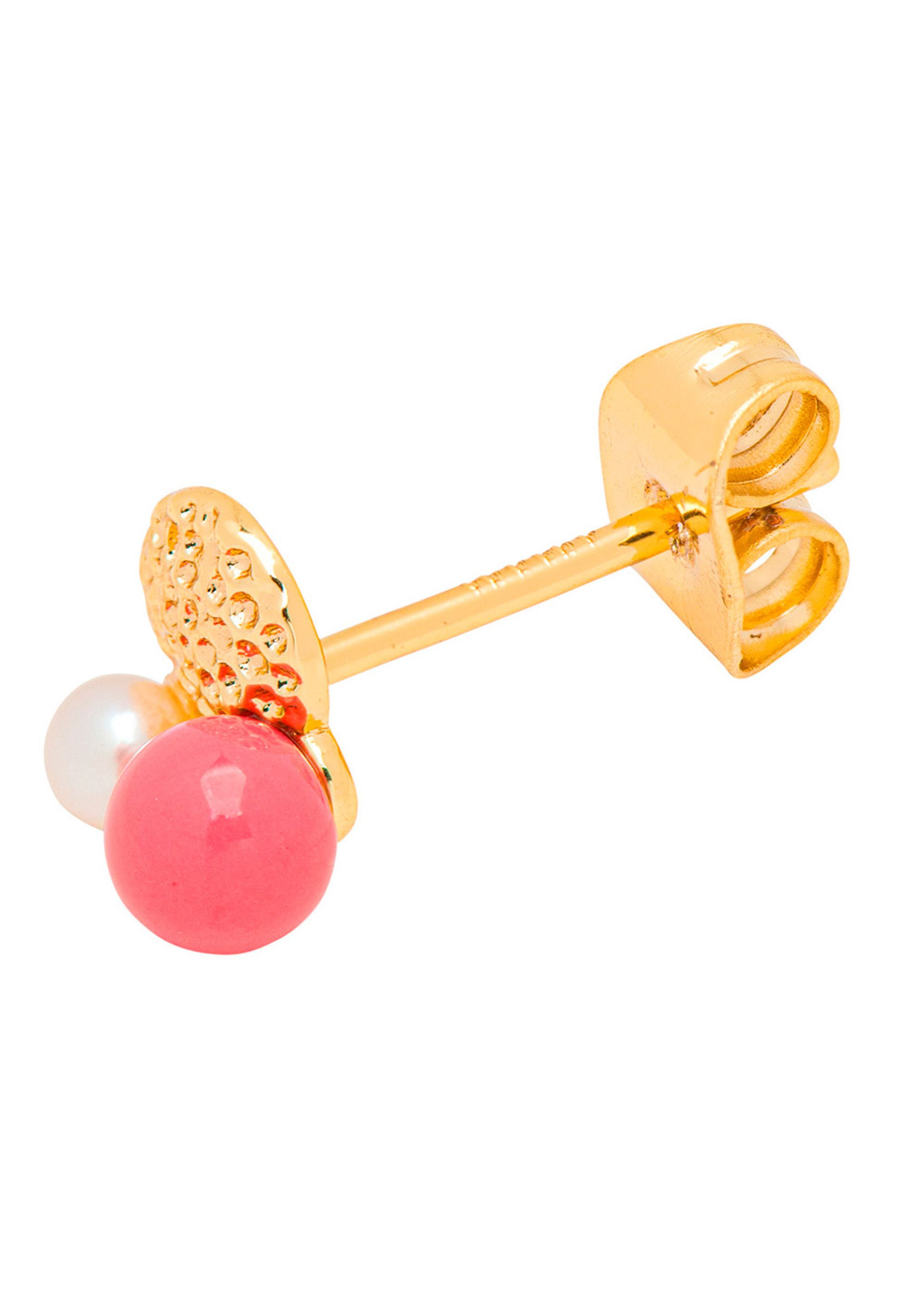 LULU Copenhagen - Ohrring - Bouquet Plate Earring - Gold plated