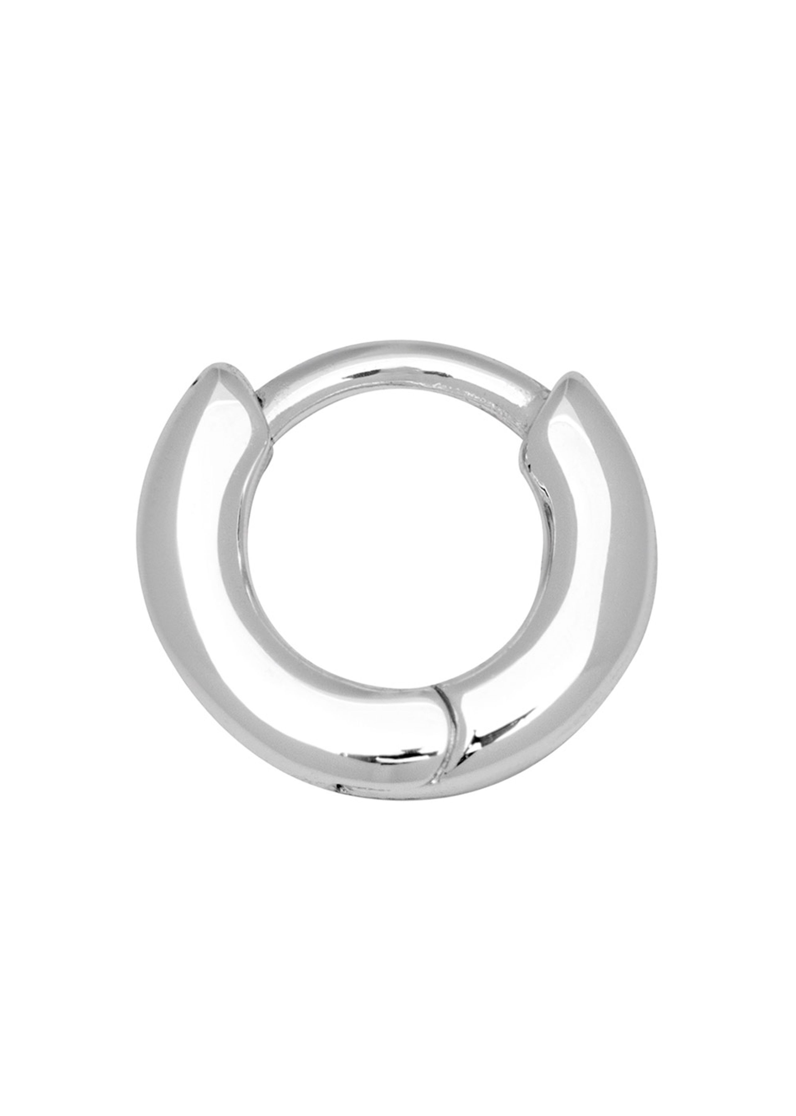 LULU Copenhagen - Oorbel - Buckle Hoops Small - Silver plated brass