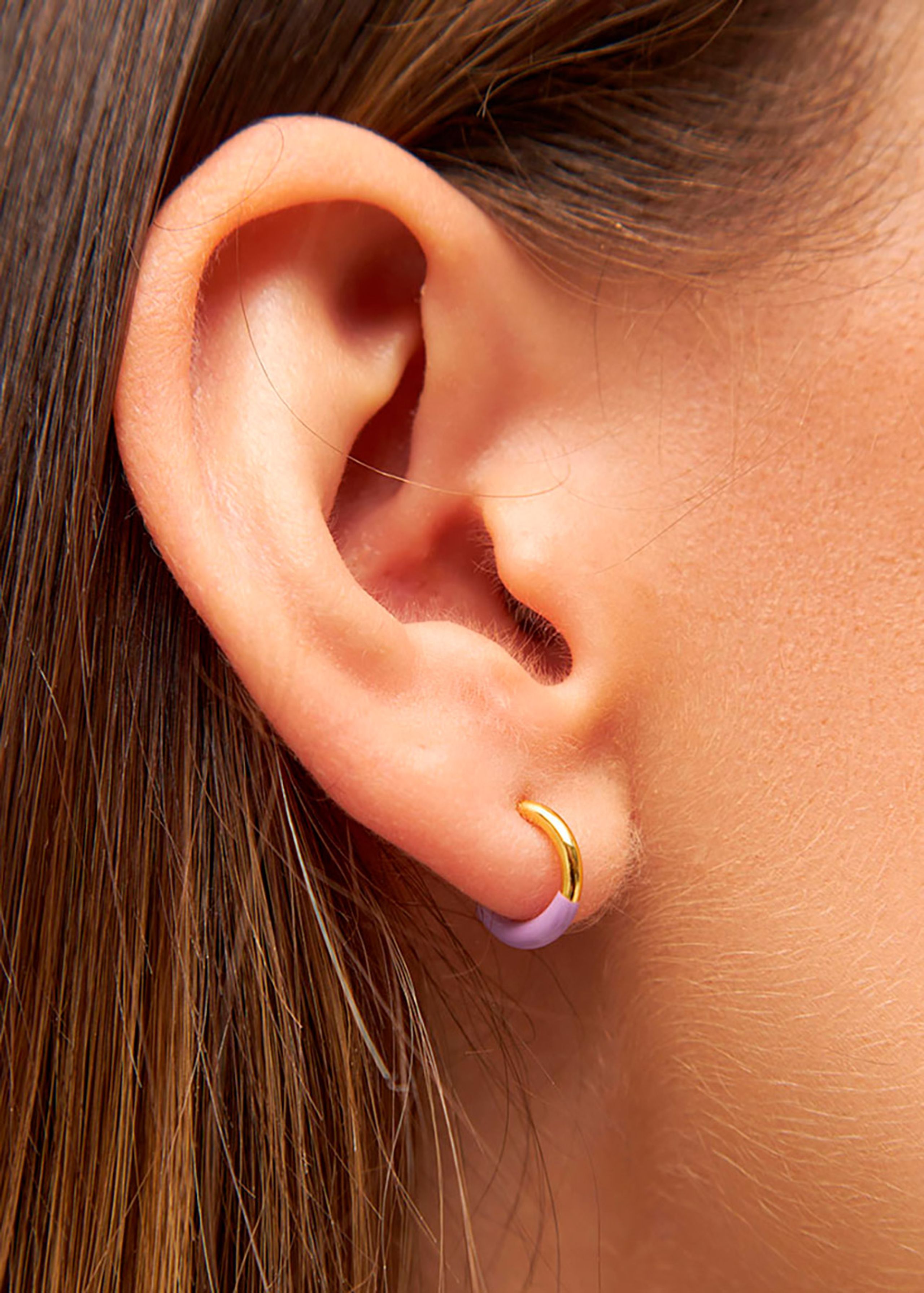 LULU Copenhagen - Šťouchadlo na brambory - Color Hoop Half Dip - Purple