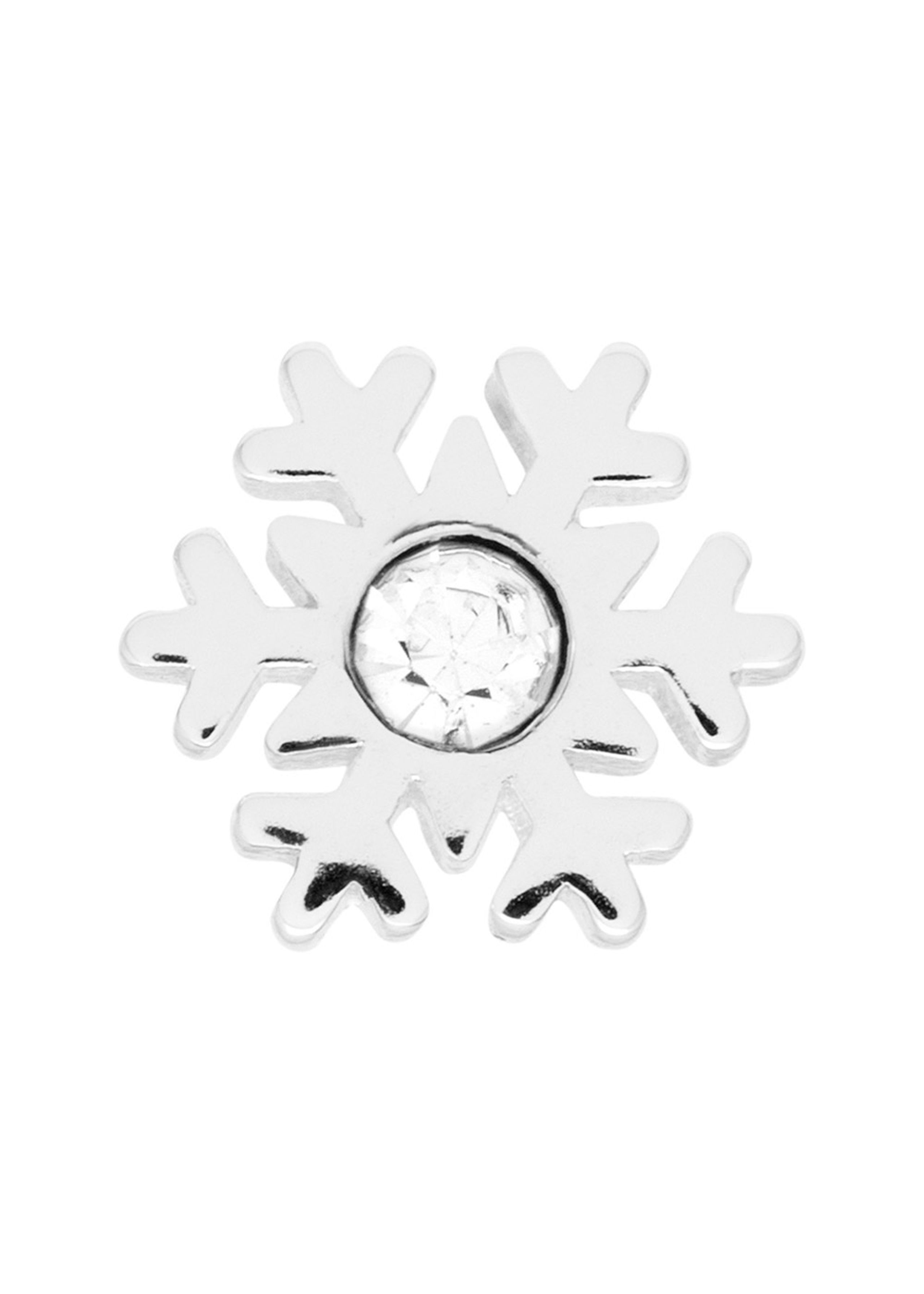 LULU Copenhagen - Náušnice - Flake Earring - Silver plated brass