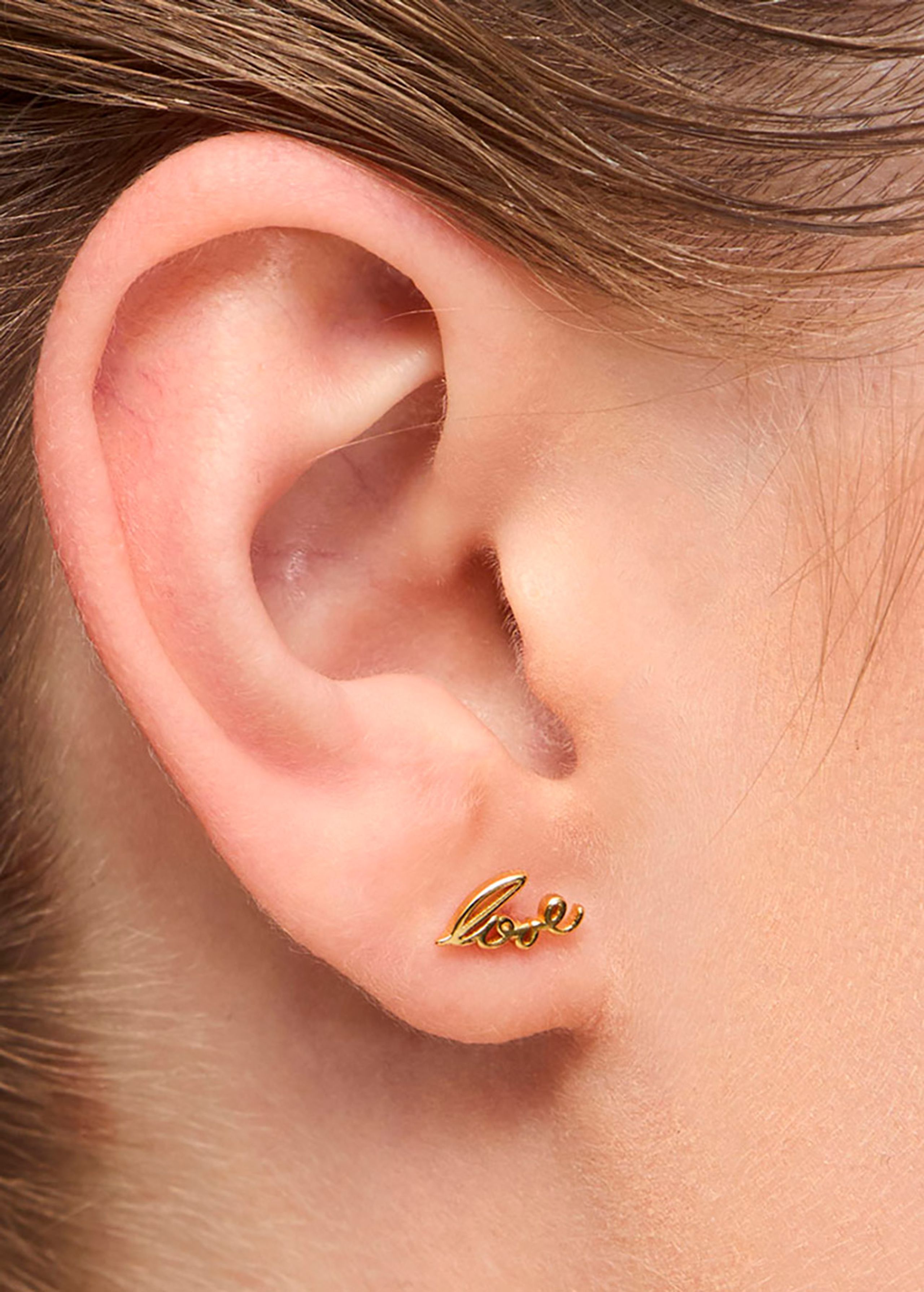 LULU Copenhagen - Boucle d'oreille - For My Love earring - Gold Plated