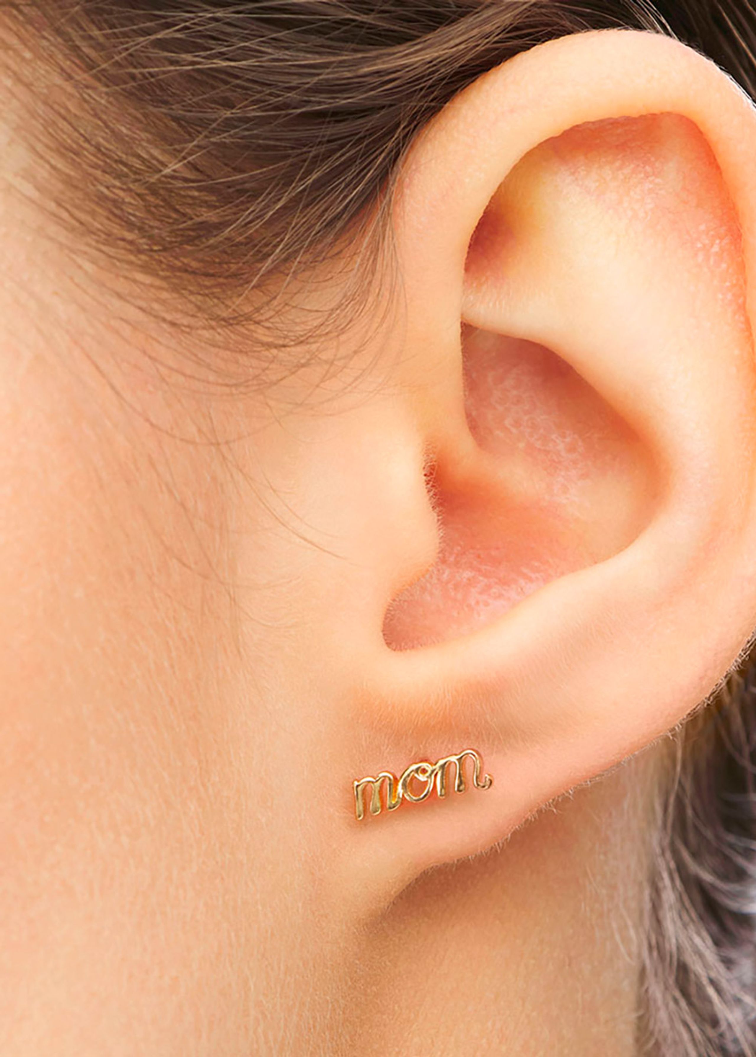 LULU Copenhagen - Earring - For My Mom earring - Gold Plated