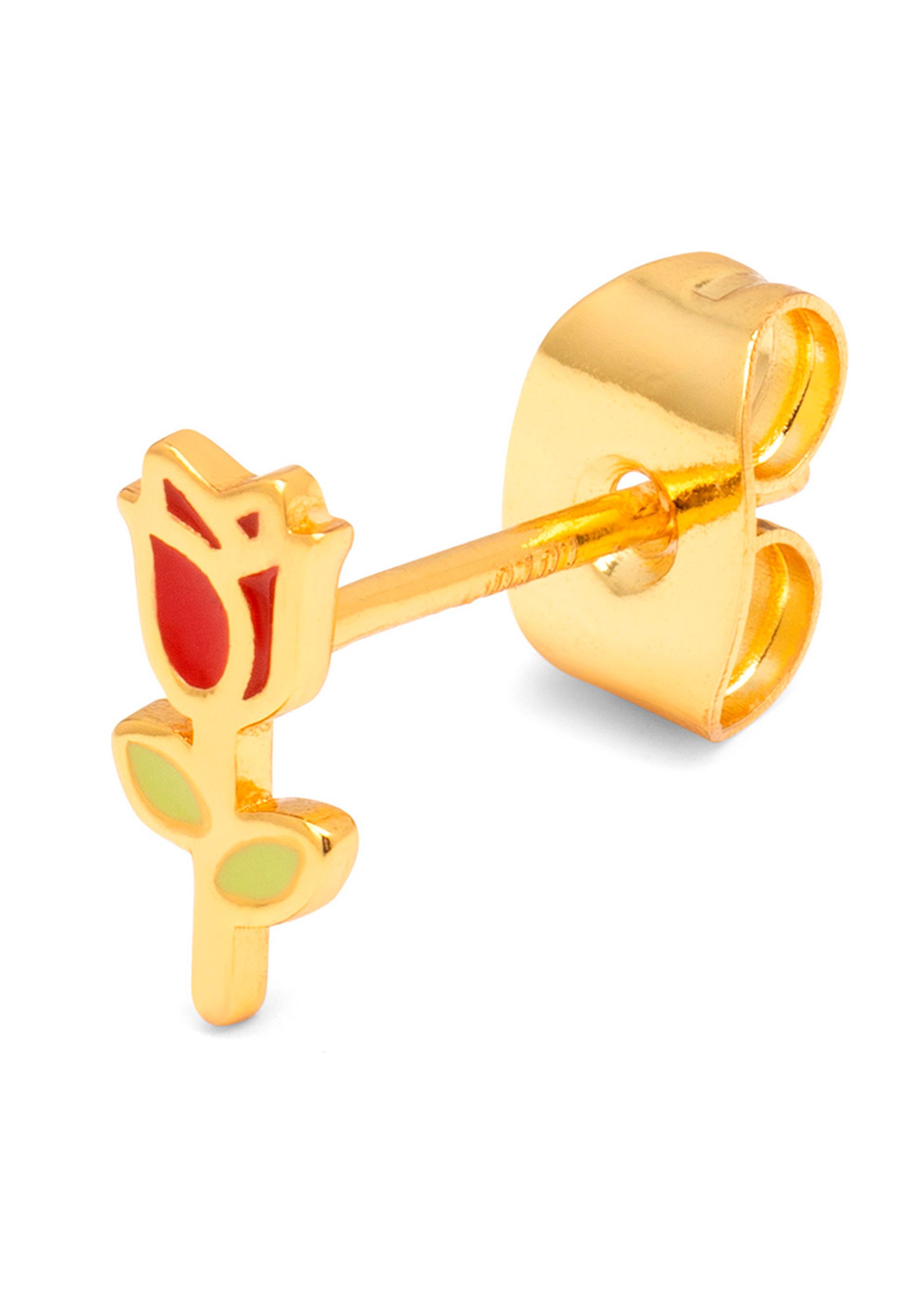 LULU Copenhagen - Boucle d'oreille - Rose earring - Gold Plated Sterling Silver