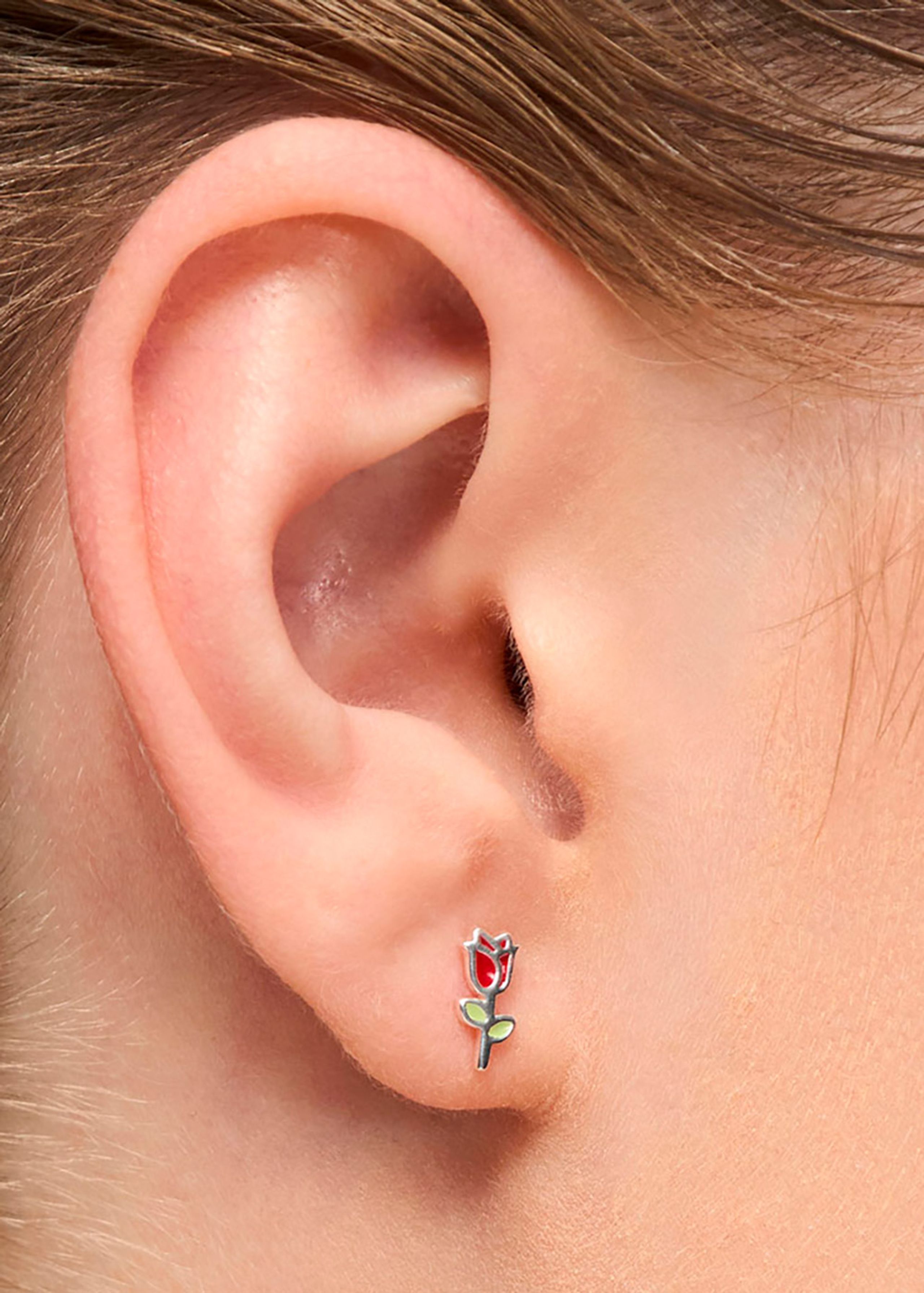 LULU Copenhagen - Boucle d'oreille - Rose earring - Sterling silver