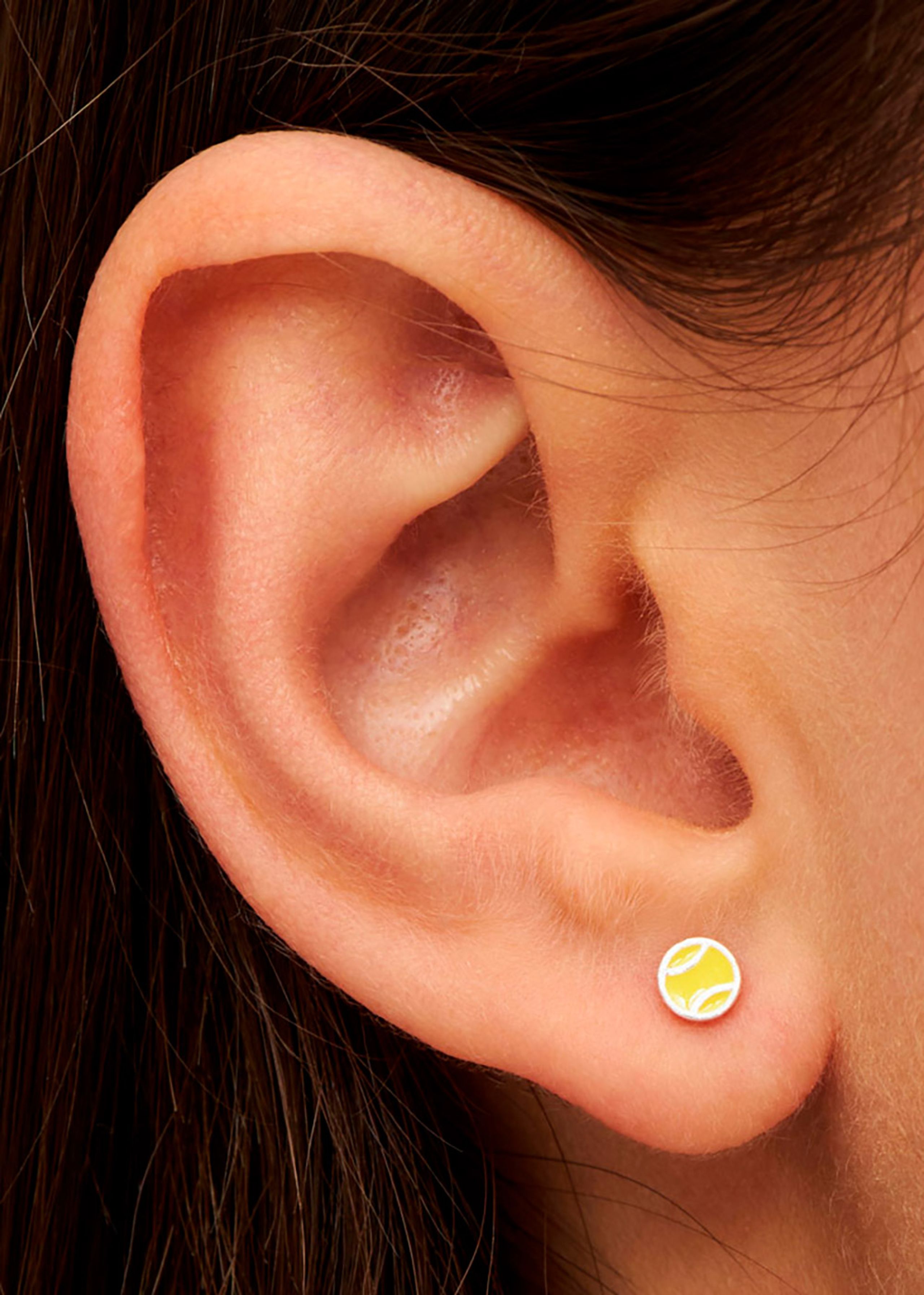 LULU Copenhagen - Örhänge - Tennis Earring - Silver plated