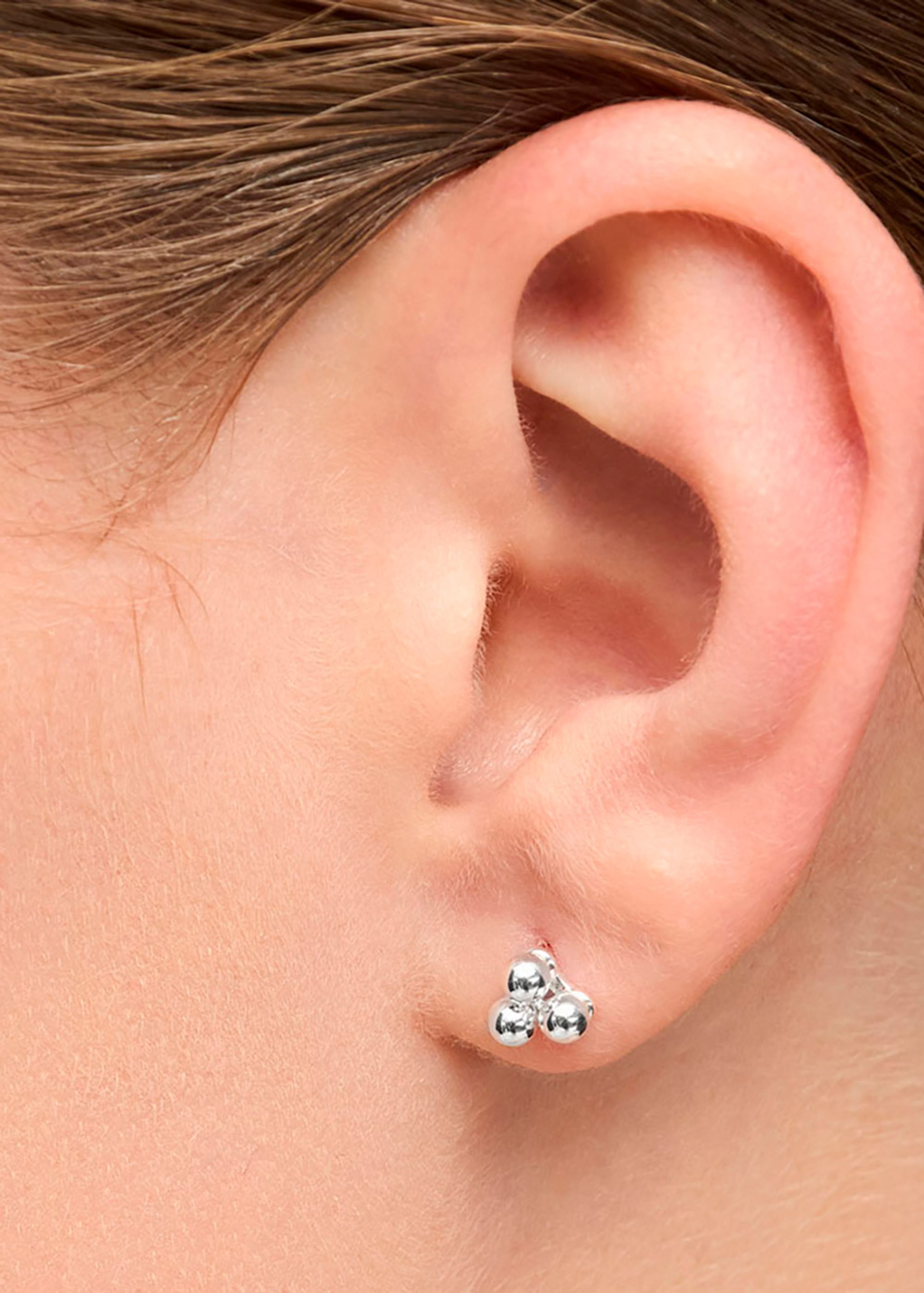 LULU Copenhagen - Boucle d'oreille - Trio earring - Silver Plated