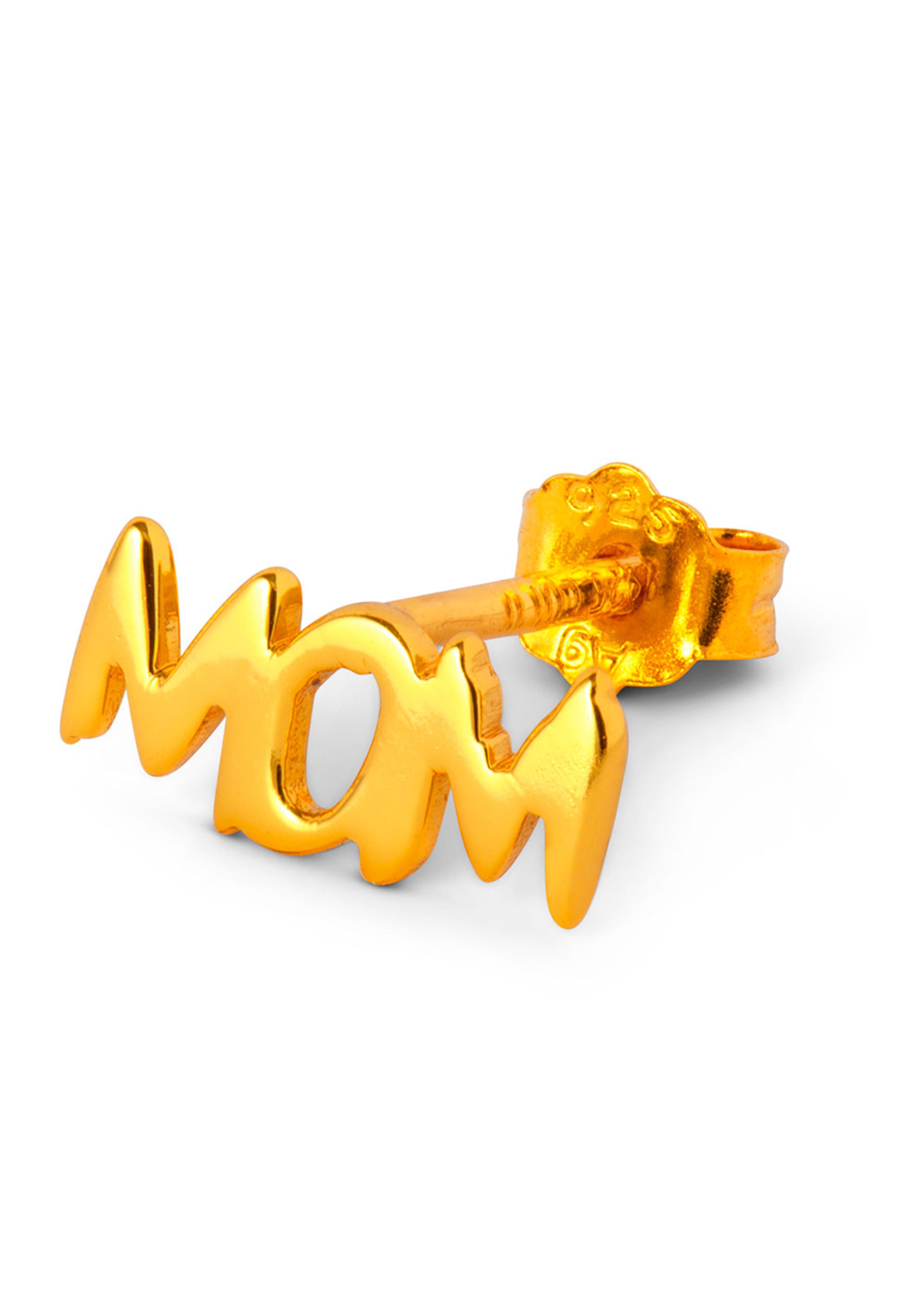 LULU Copenhagen - Ohrring - Word - Mom - Gold