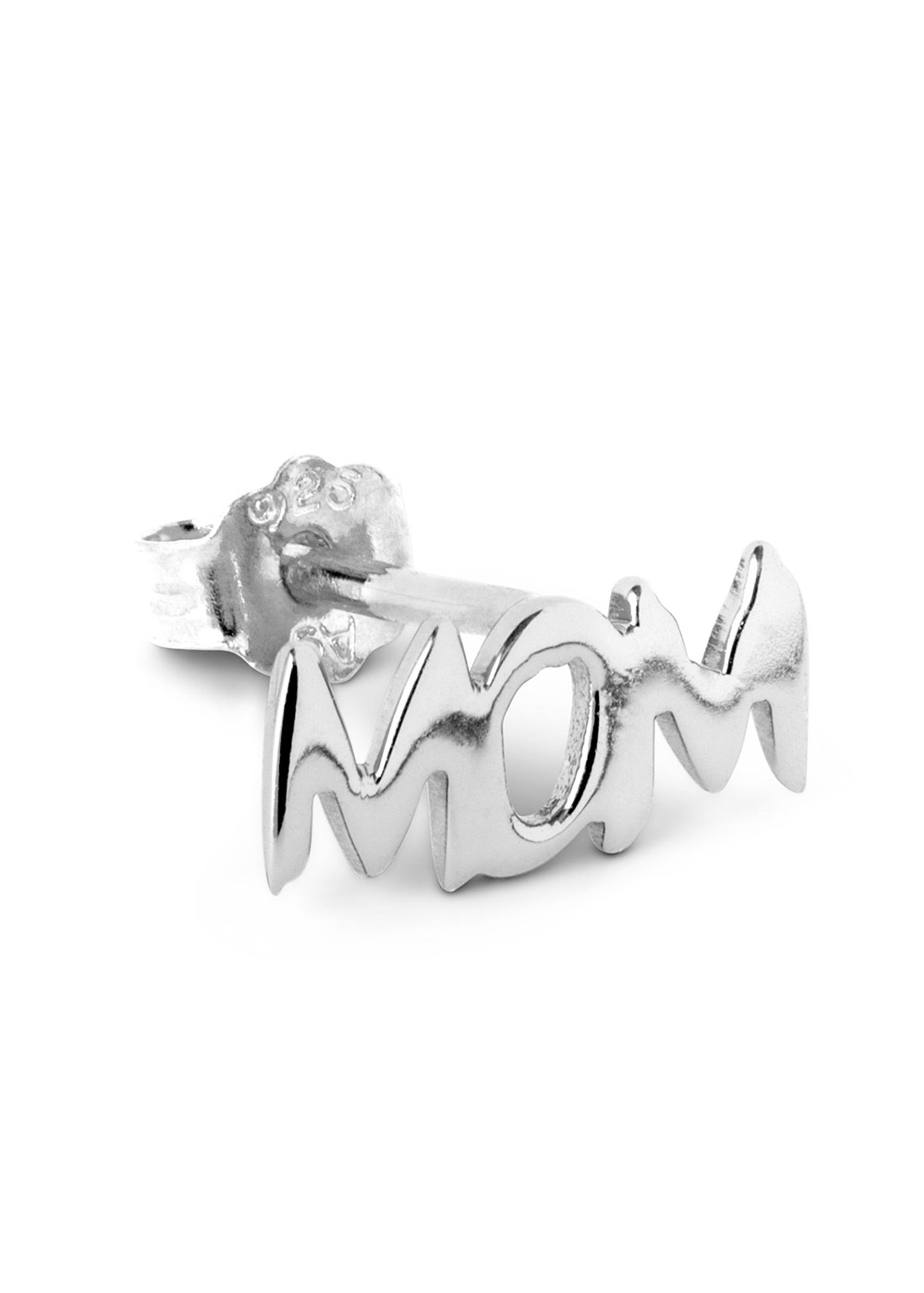 LULU Copenhagen - Ohrring - Word - Mom - Silver
