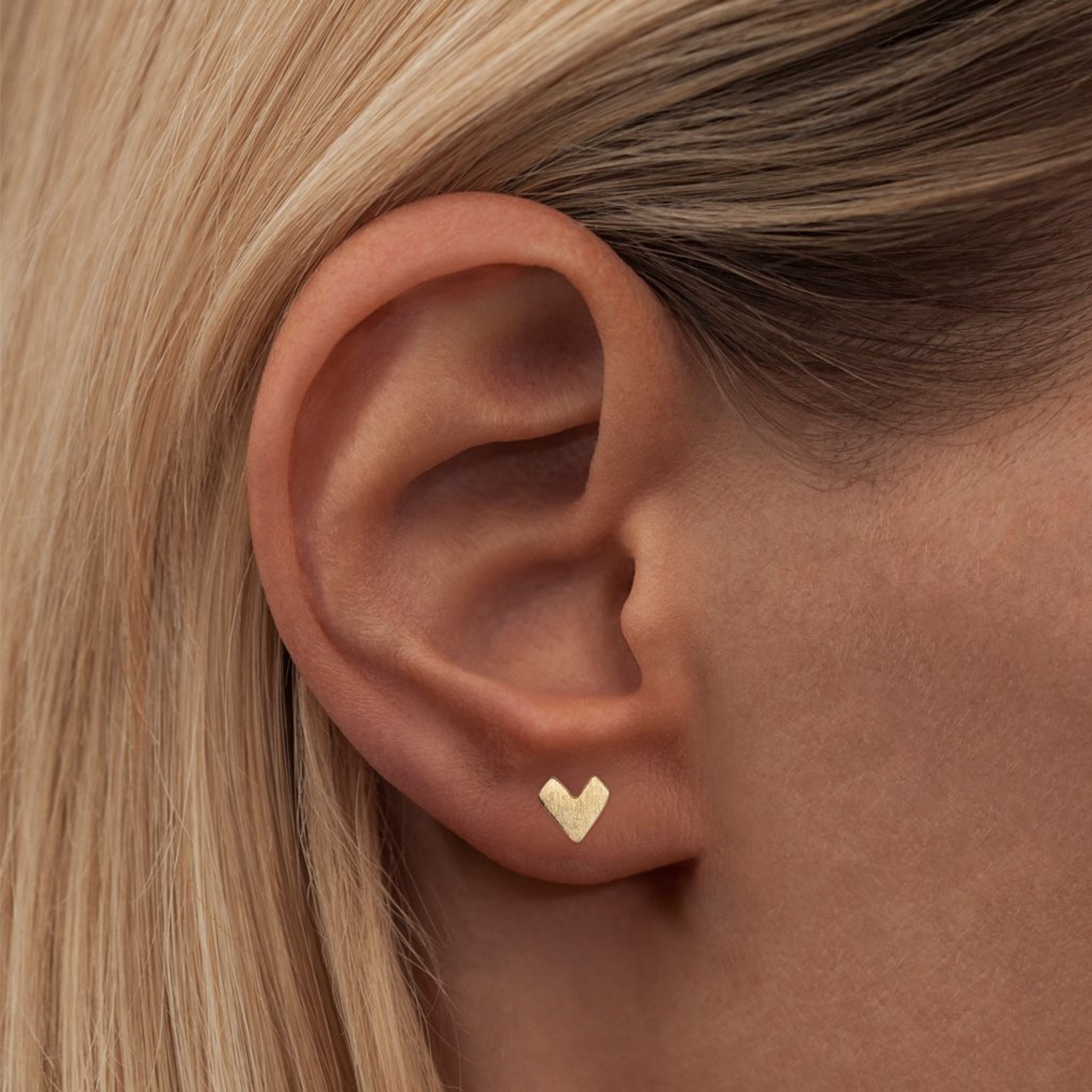 LULU Copenhagen - Earring - PIXEL LOVE - Gold