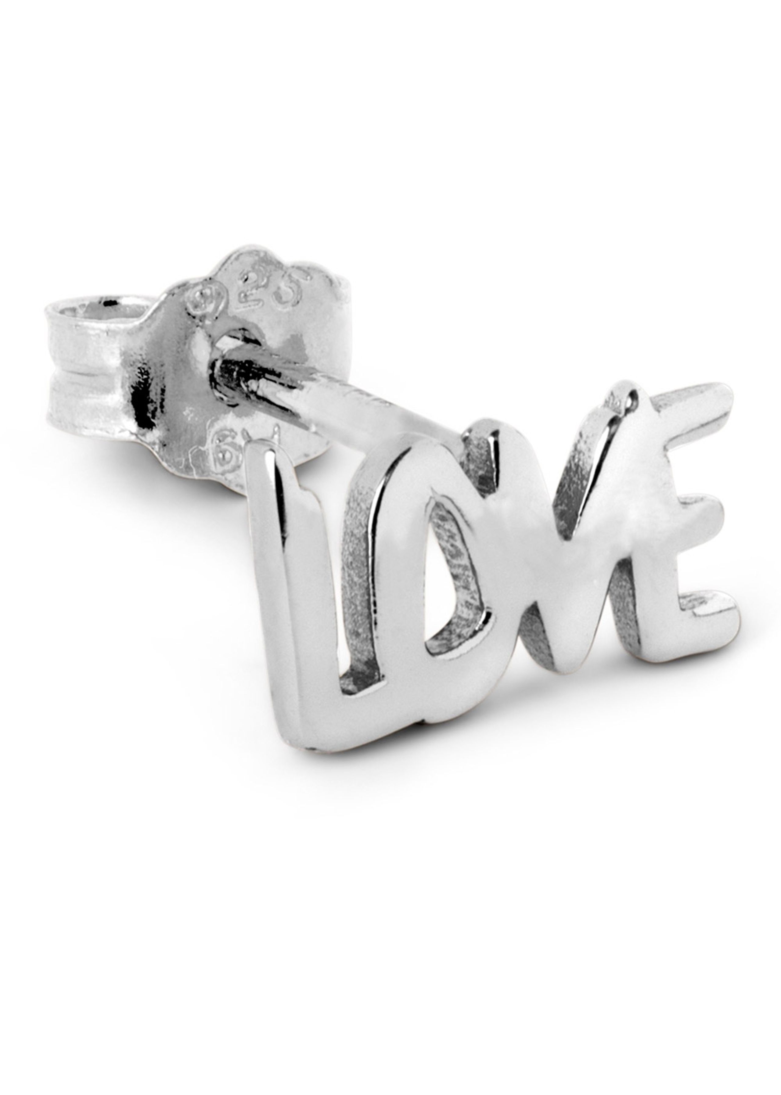 LULU Copenhagen - Orecchino - Word Love - Silver