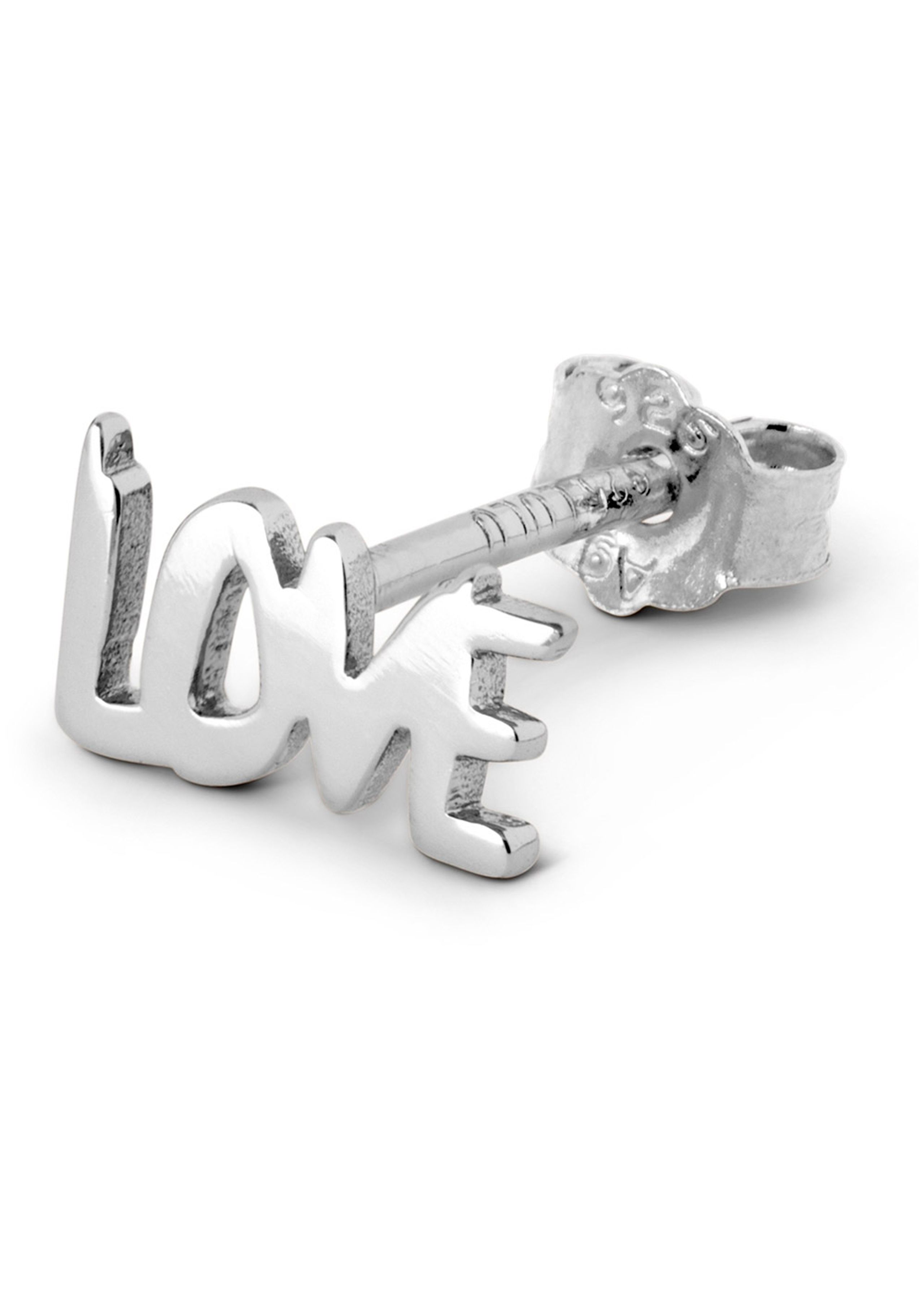 LULU Copenhagen - Orecchino - Word Love - Silver