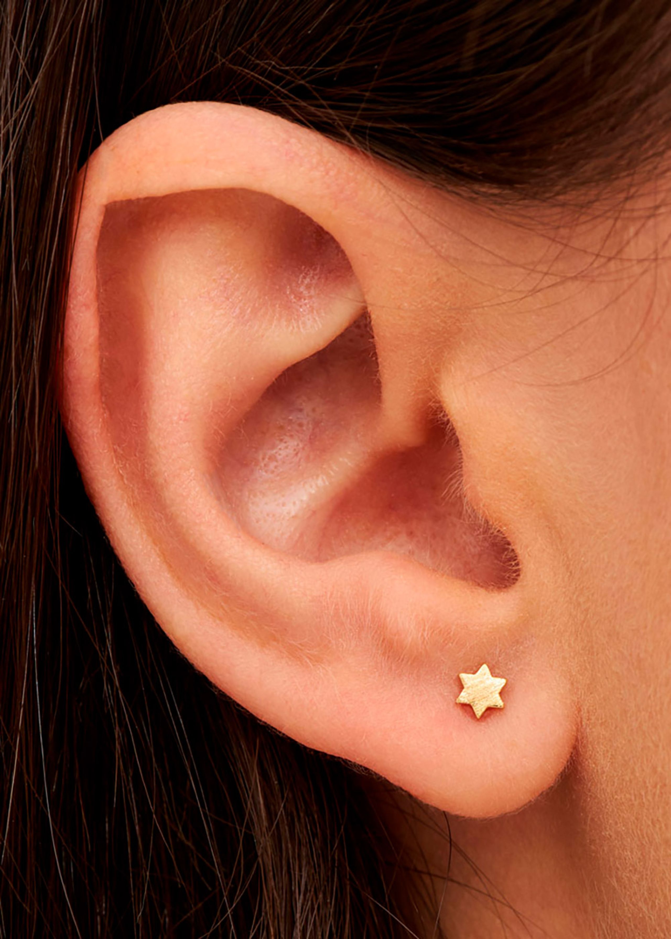 LULU Copenhagen - Earrings - Family Star Earrings Pair - Gold plated