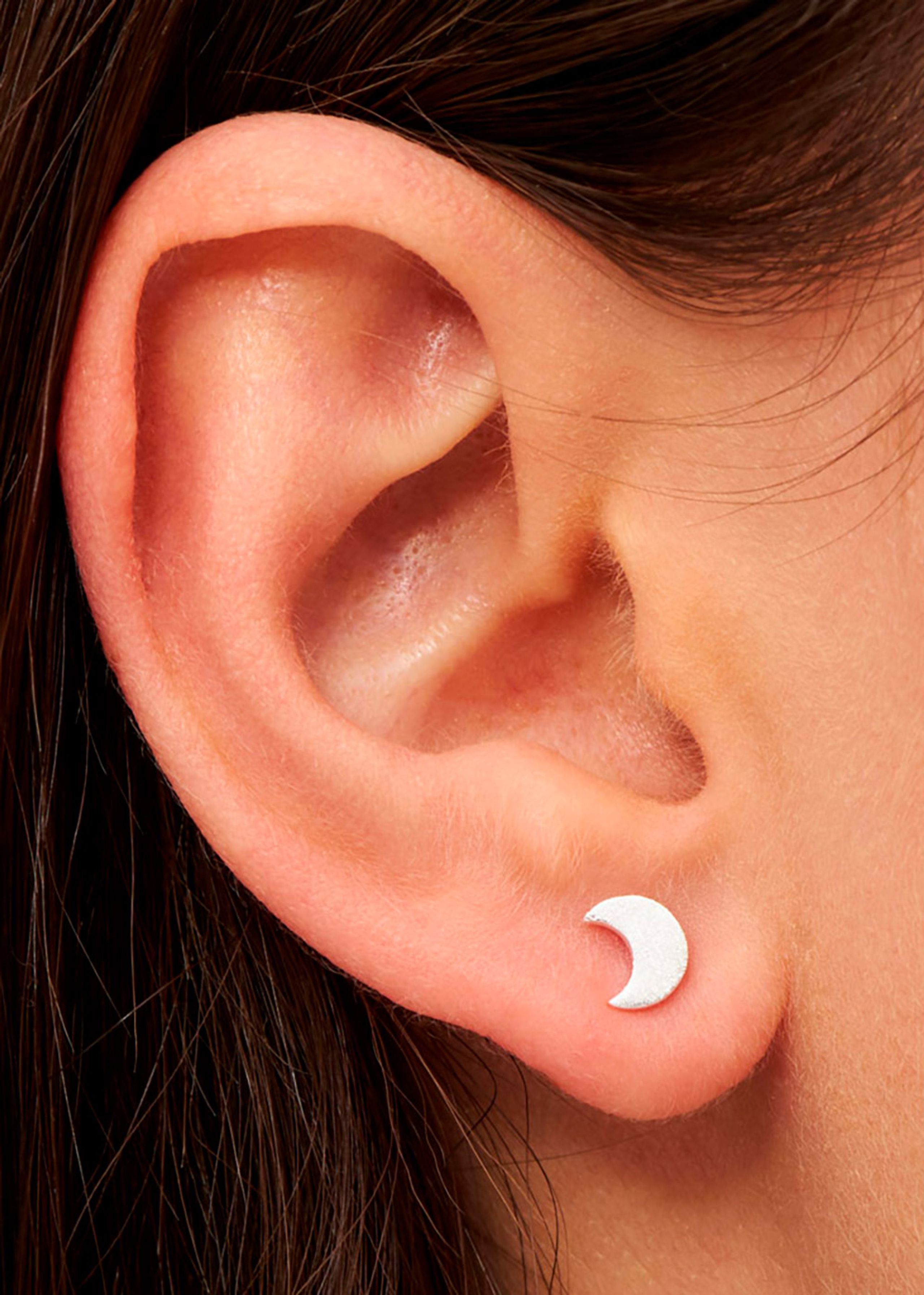 LULU Copenhagen - Orecchini - Family To The Moon And Back Earrings Pair - Silver plated