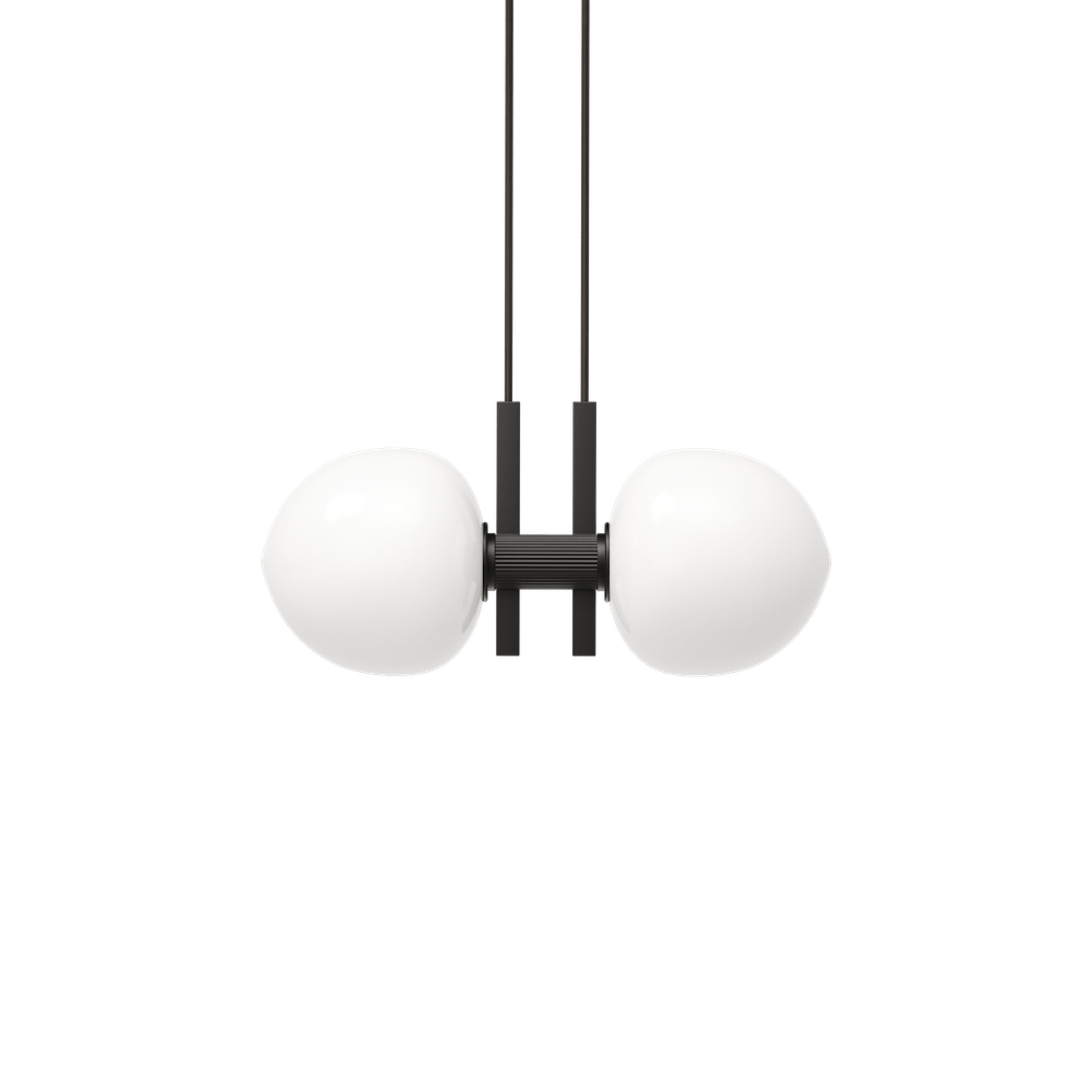 LYFA - Pendant lamp - Memoir Wall 120 Ii B - Black