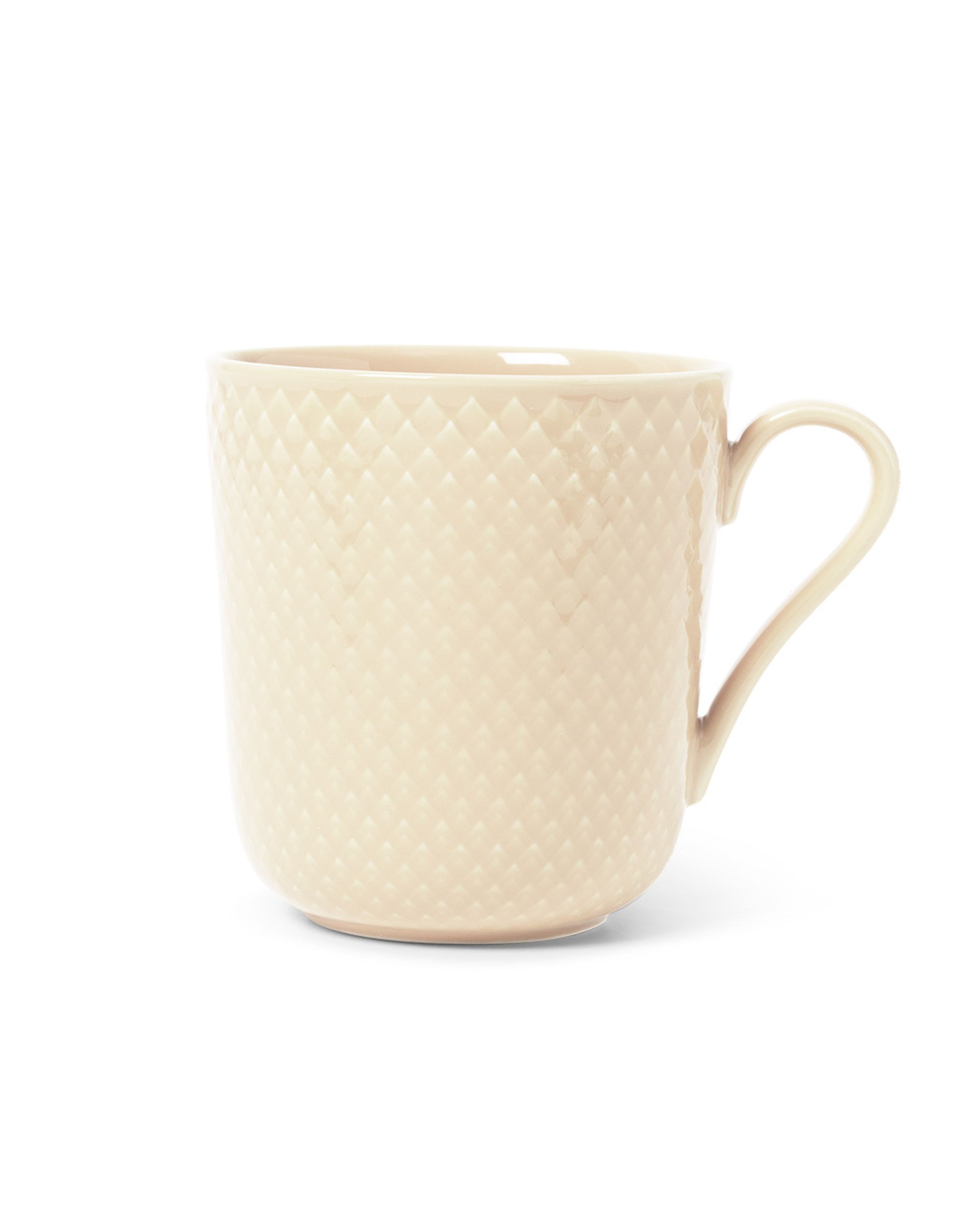 Lyngby Porcelain - Mug - Rhombe - Krus med hank - Marble