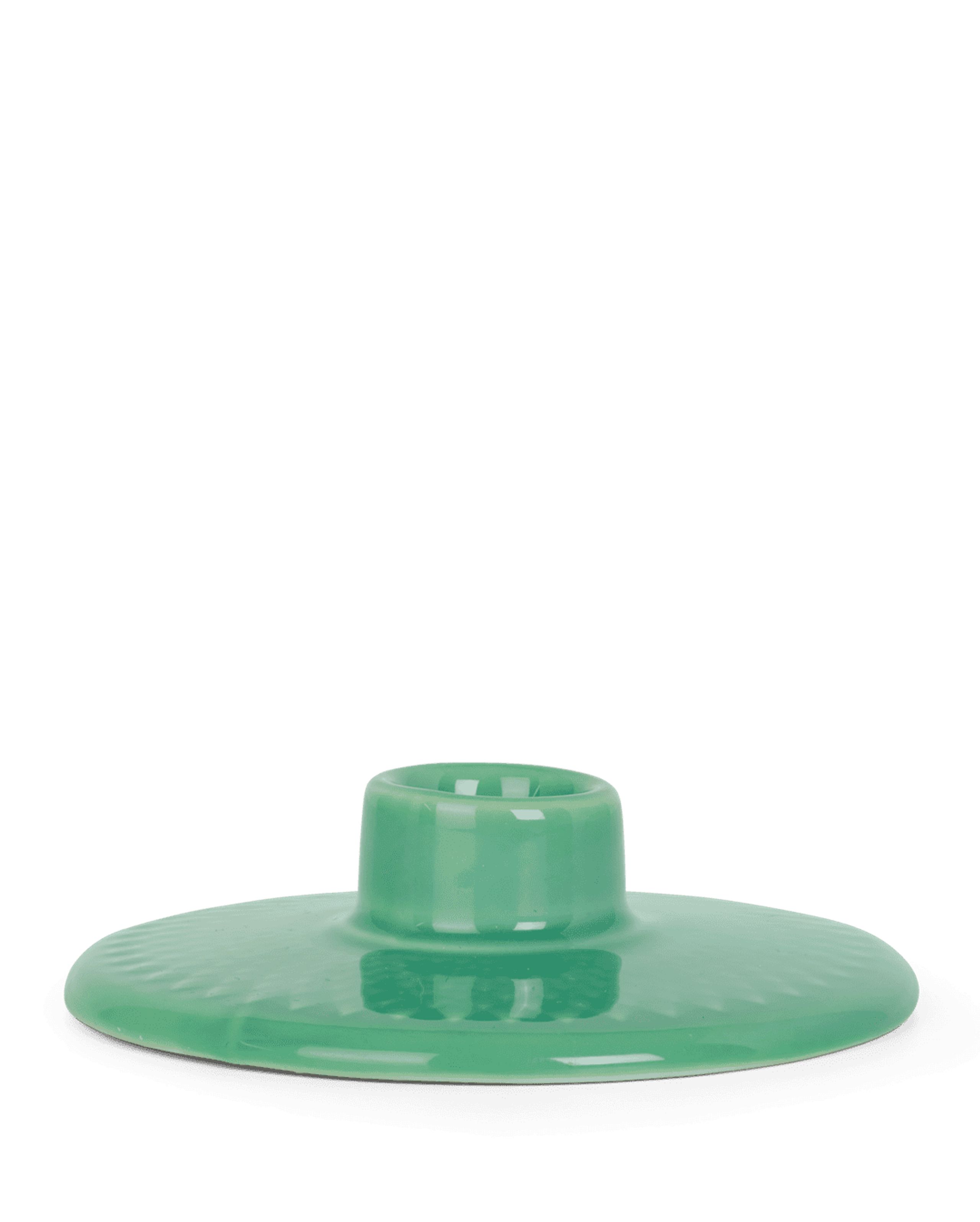 Lyngby Porcelain - Kynttilänjalka - Rhombe Color Chandelier - Green