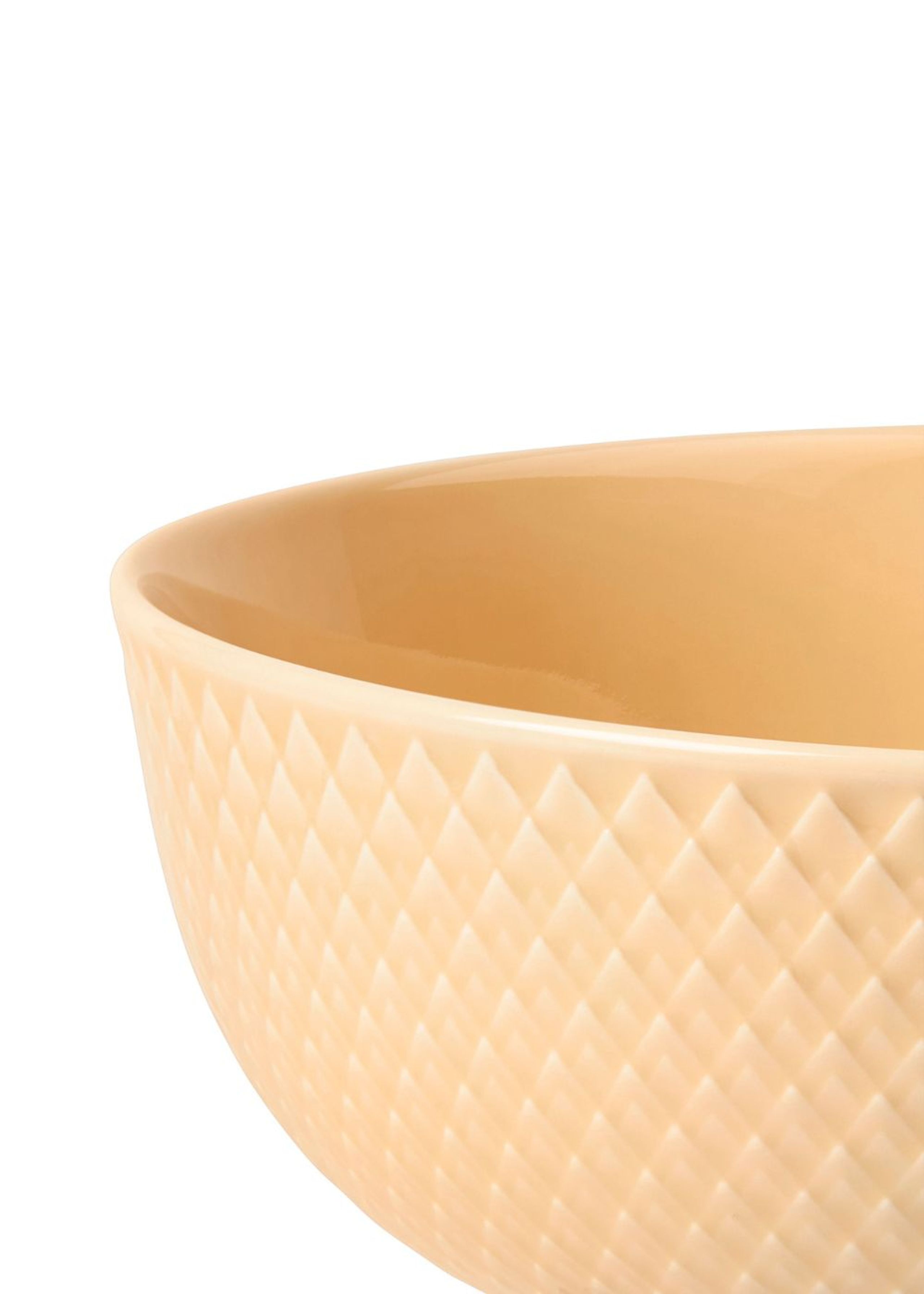 Lyngby Porcelain - Bol - Rhombe Color Bowl - Sand