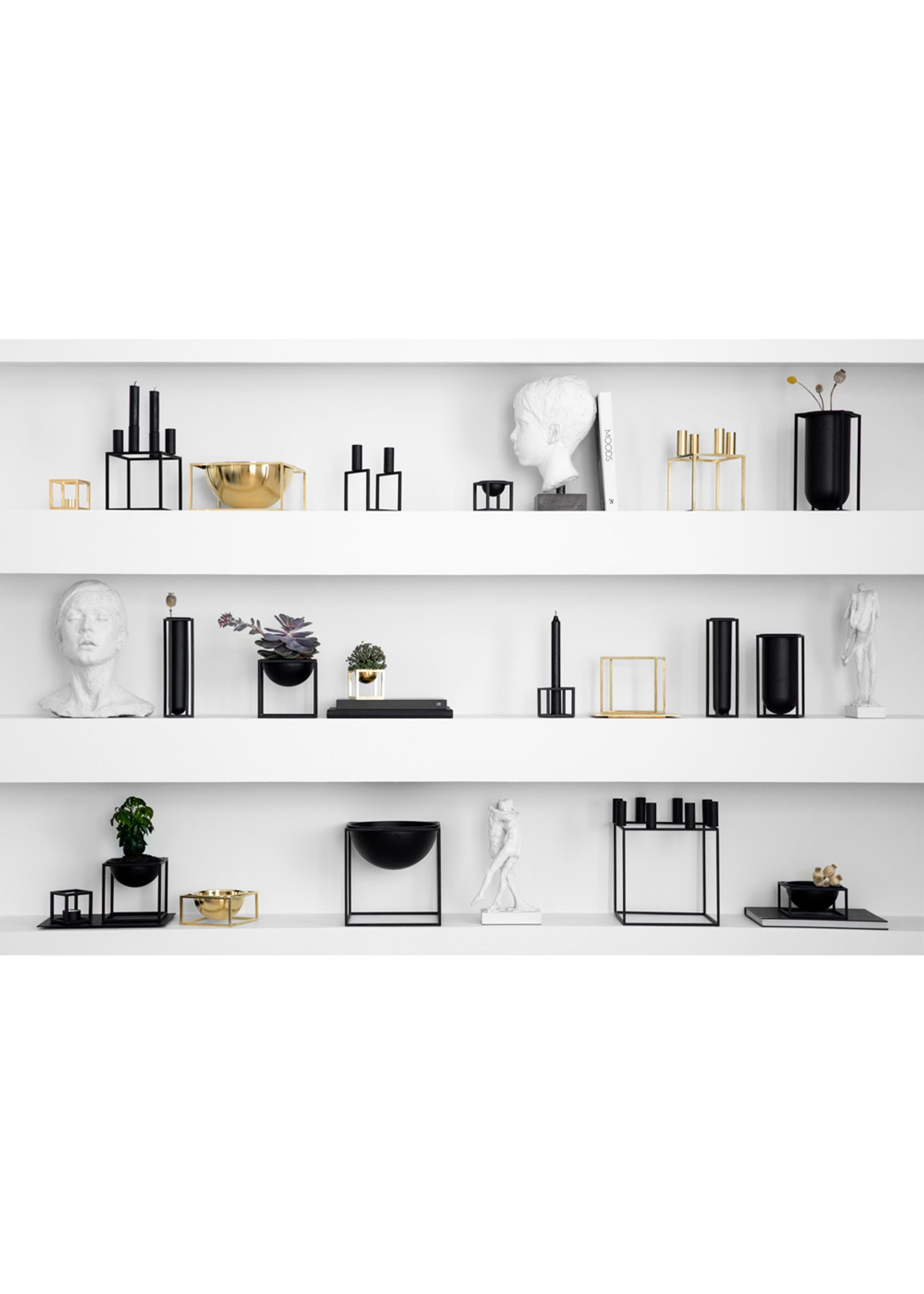  - Candlestick - Kubus 1 - Brass