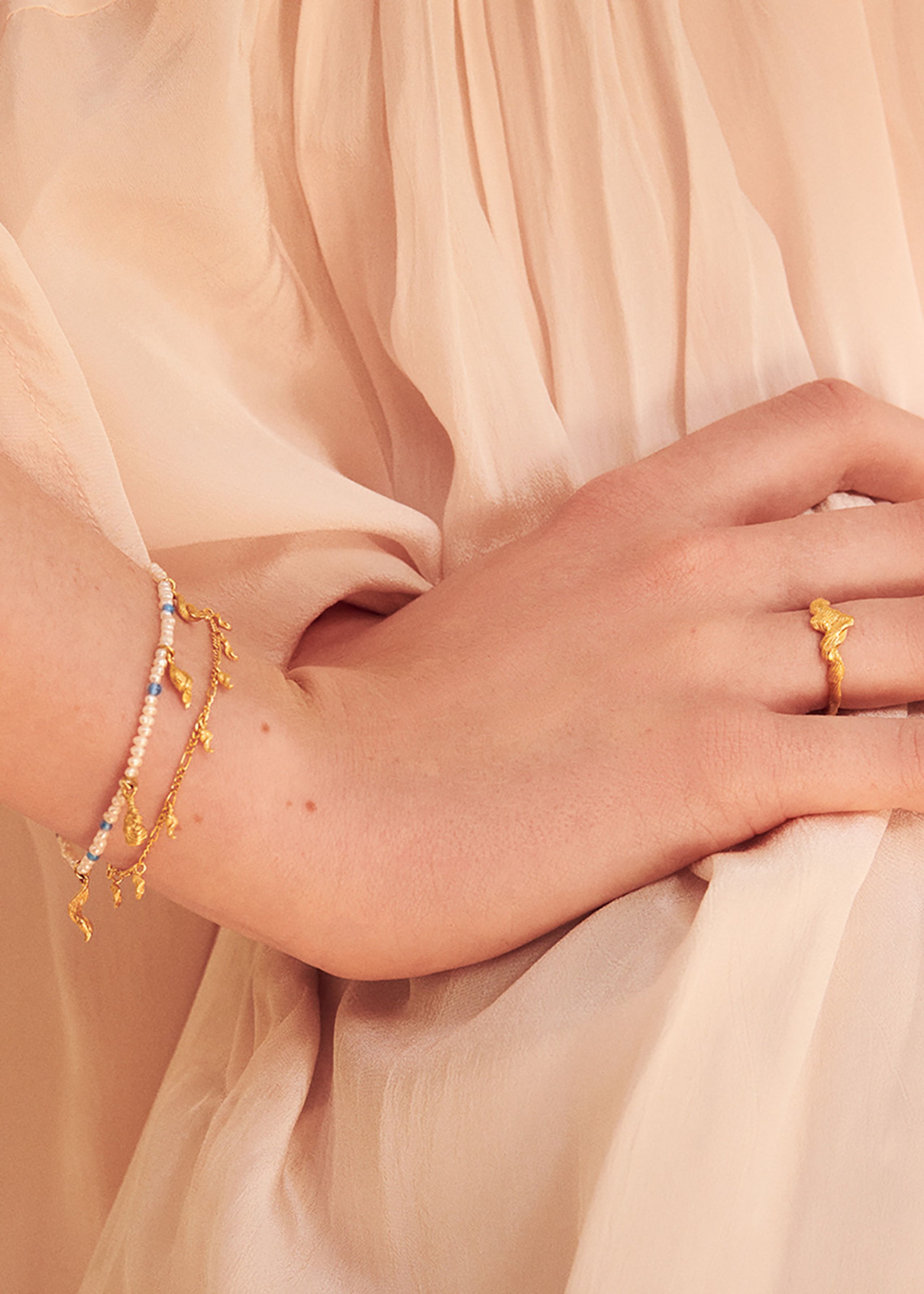 Maanesten - Pulseiras - Aqua Bracelet - Gold