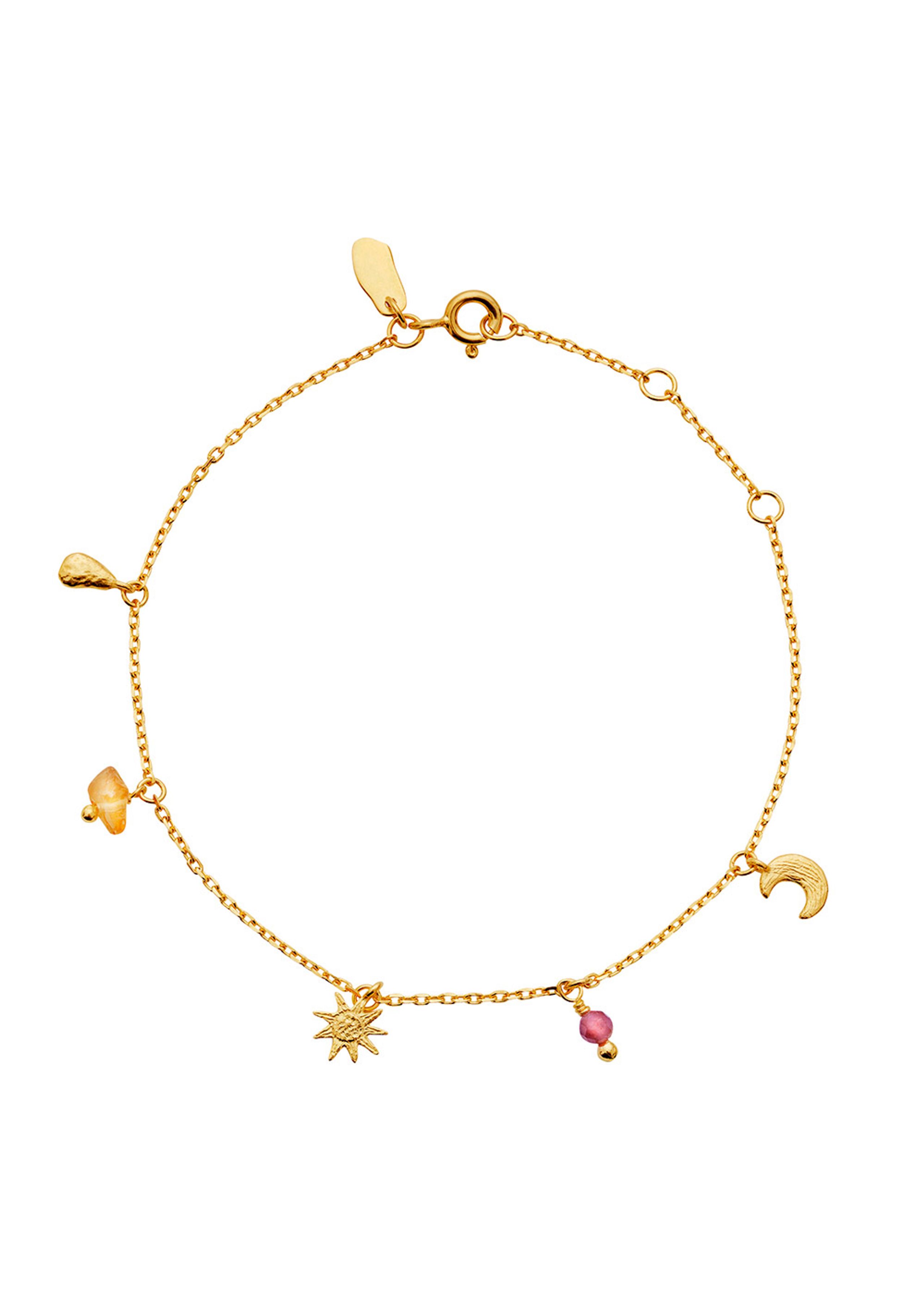 Maanesten - Náramek - Addison Bracelet - 18 ct gold plated 925 Sterling silver