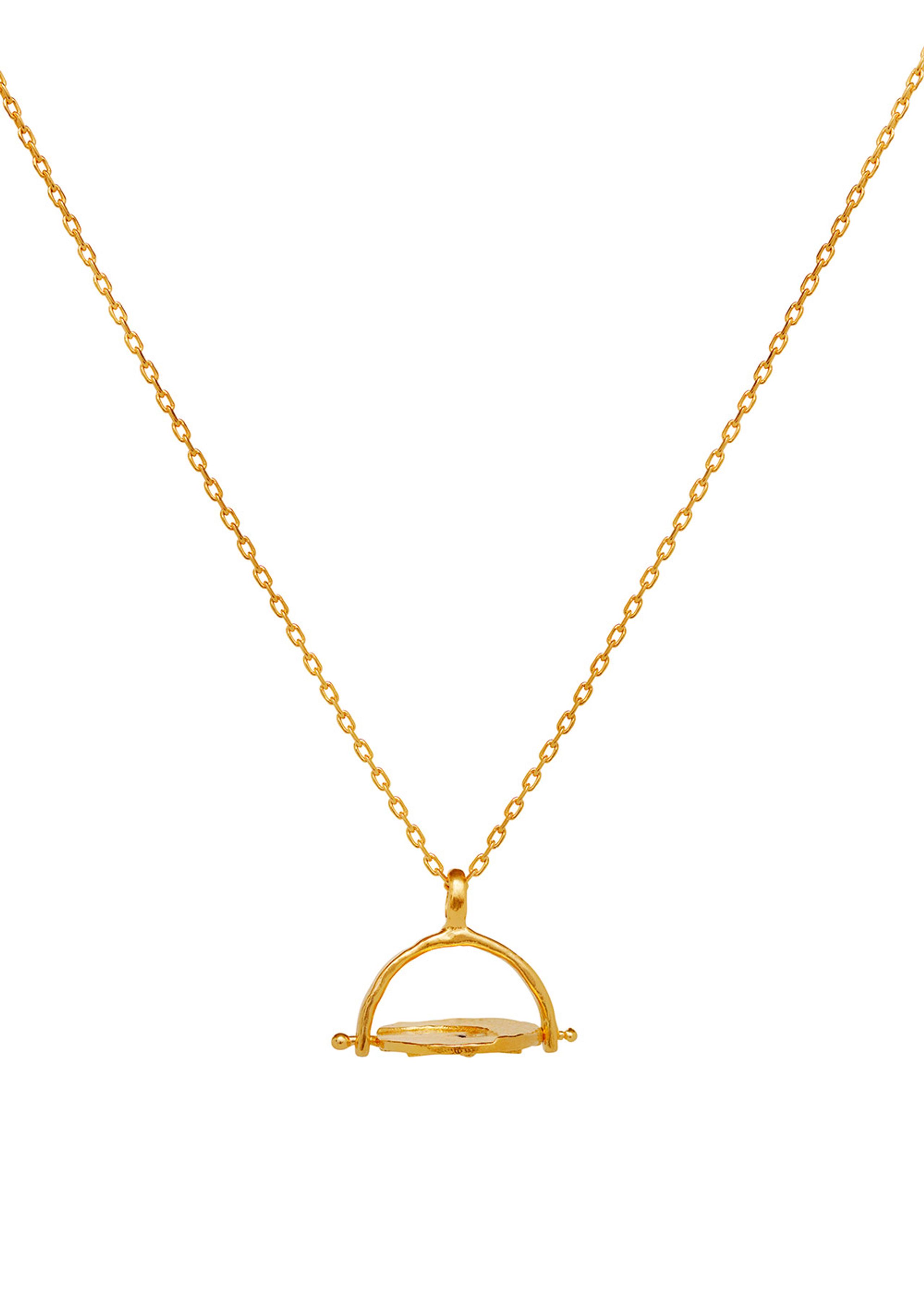 Maanesten - Collier - Bianca Necklace - 18 ct gold plated 925 Sterling silver