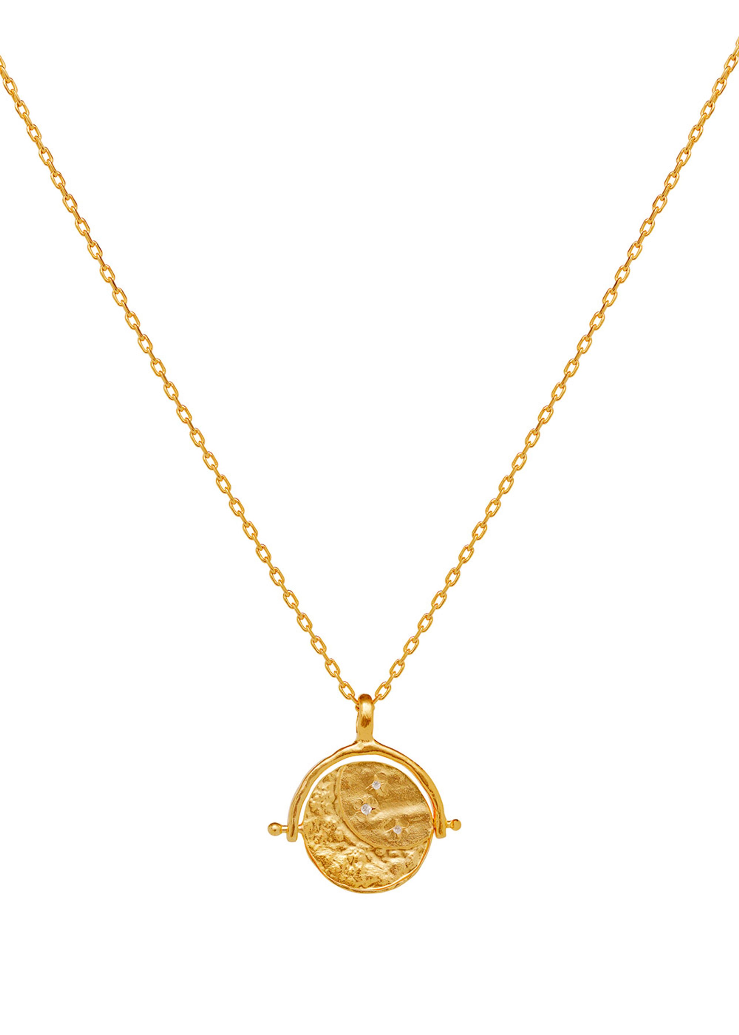 Maanesten - Collier - Bianca Necklace - 18 ct gold plated 925 Sterling silver