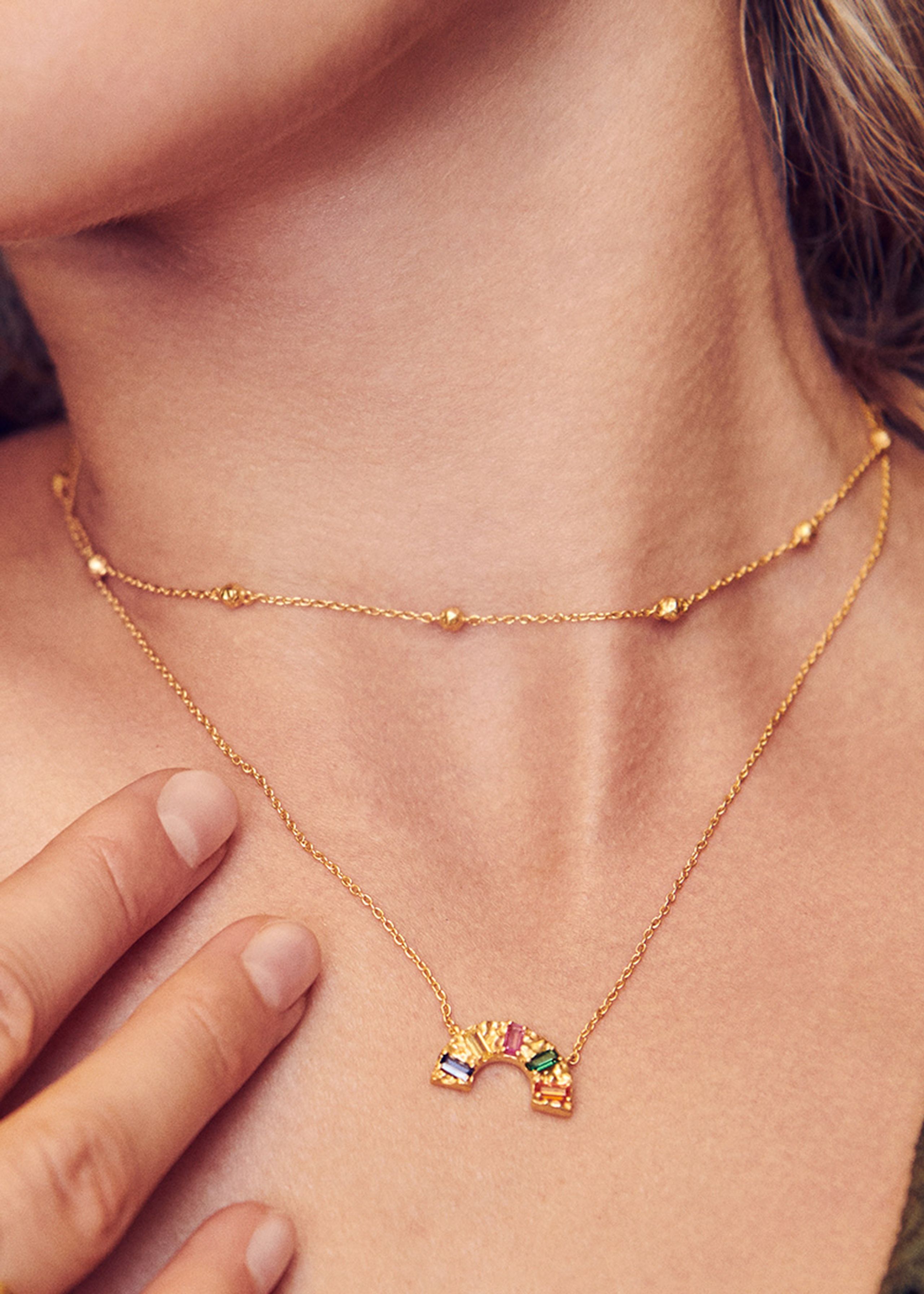 Maanesten - Necklace - Lava Necklace - Gold