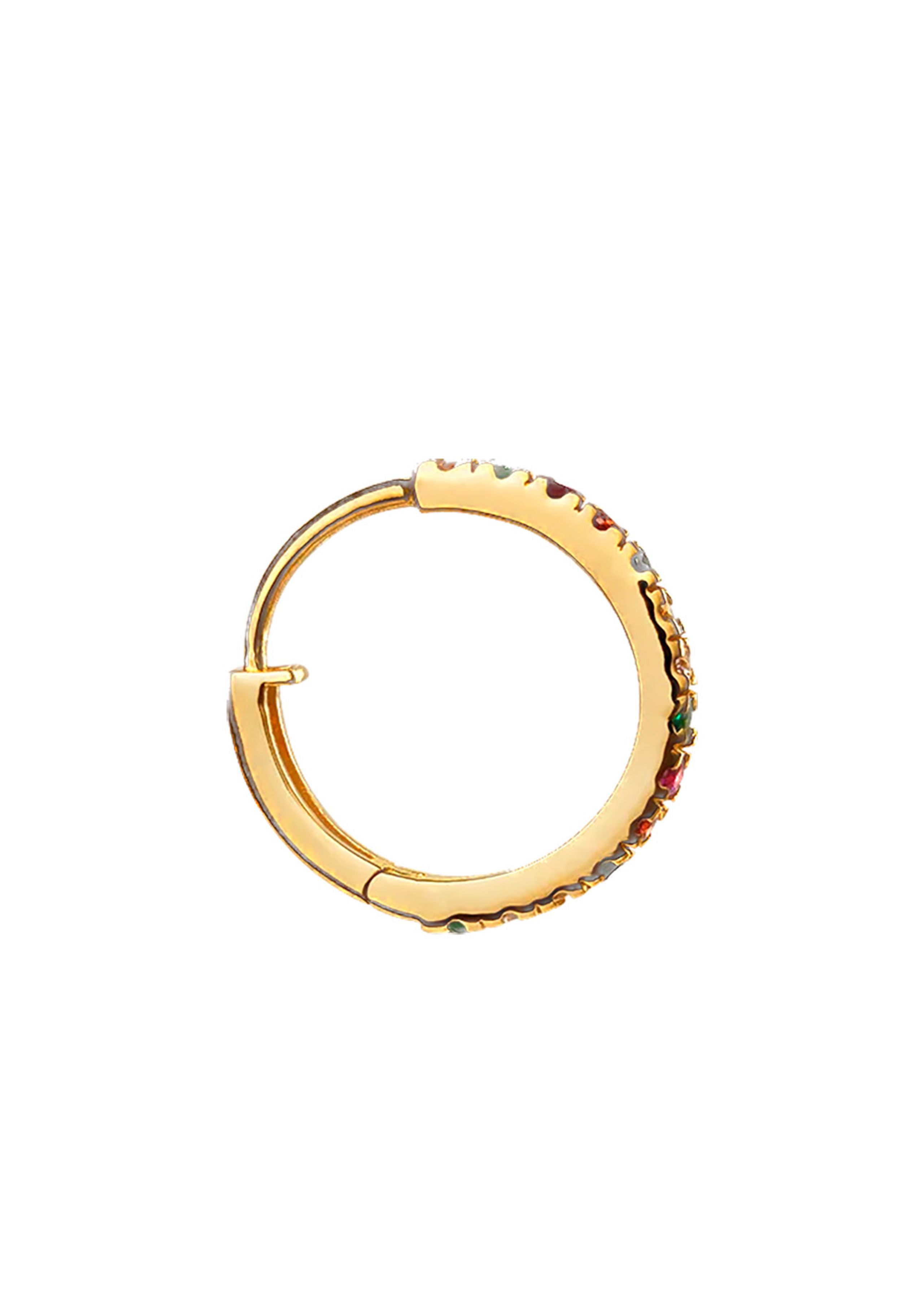 Maanesten - - Nubia Big Color Earring - Gold