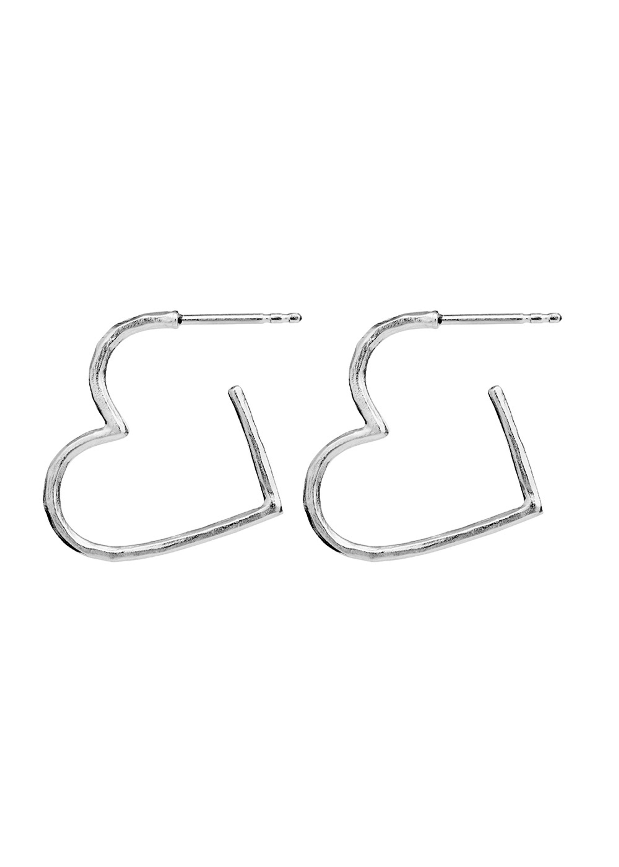 Maanesten - Pendiente - Laia Midi Earrings - Silver
