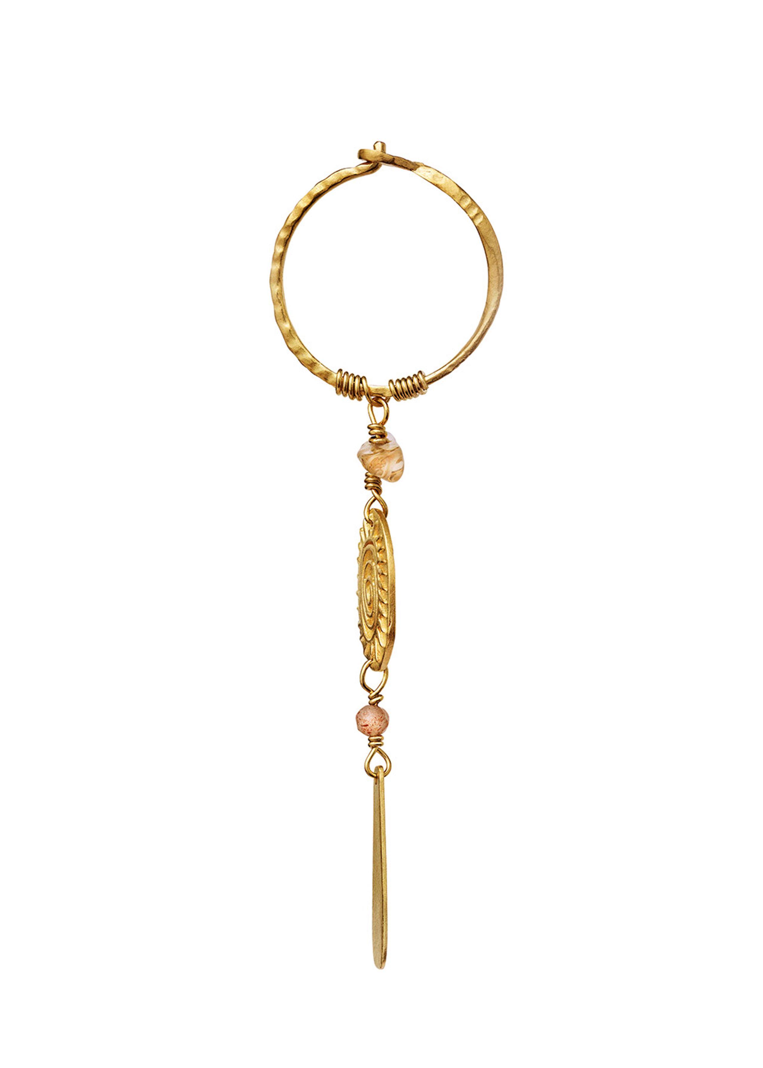 Maanesten - Kolczyki - Solar Plexus Chakra Single Earring - Gold