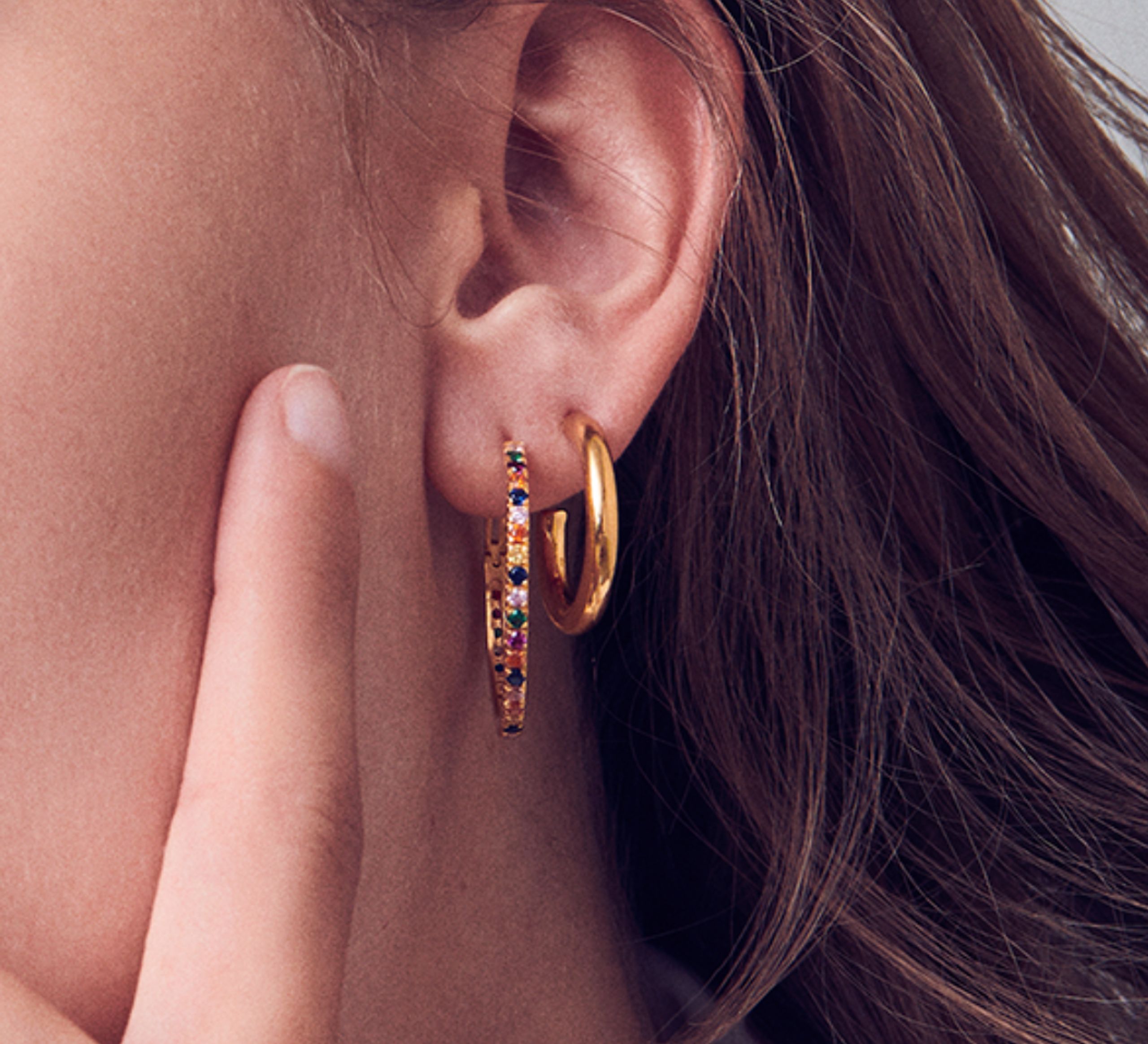 Maanesten - Oorbel - Nubia Magnum Earring - Gold