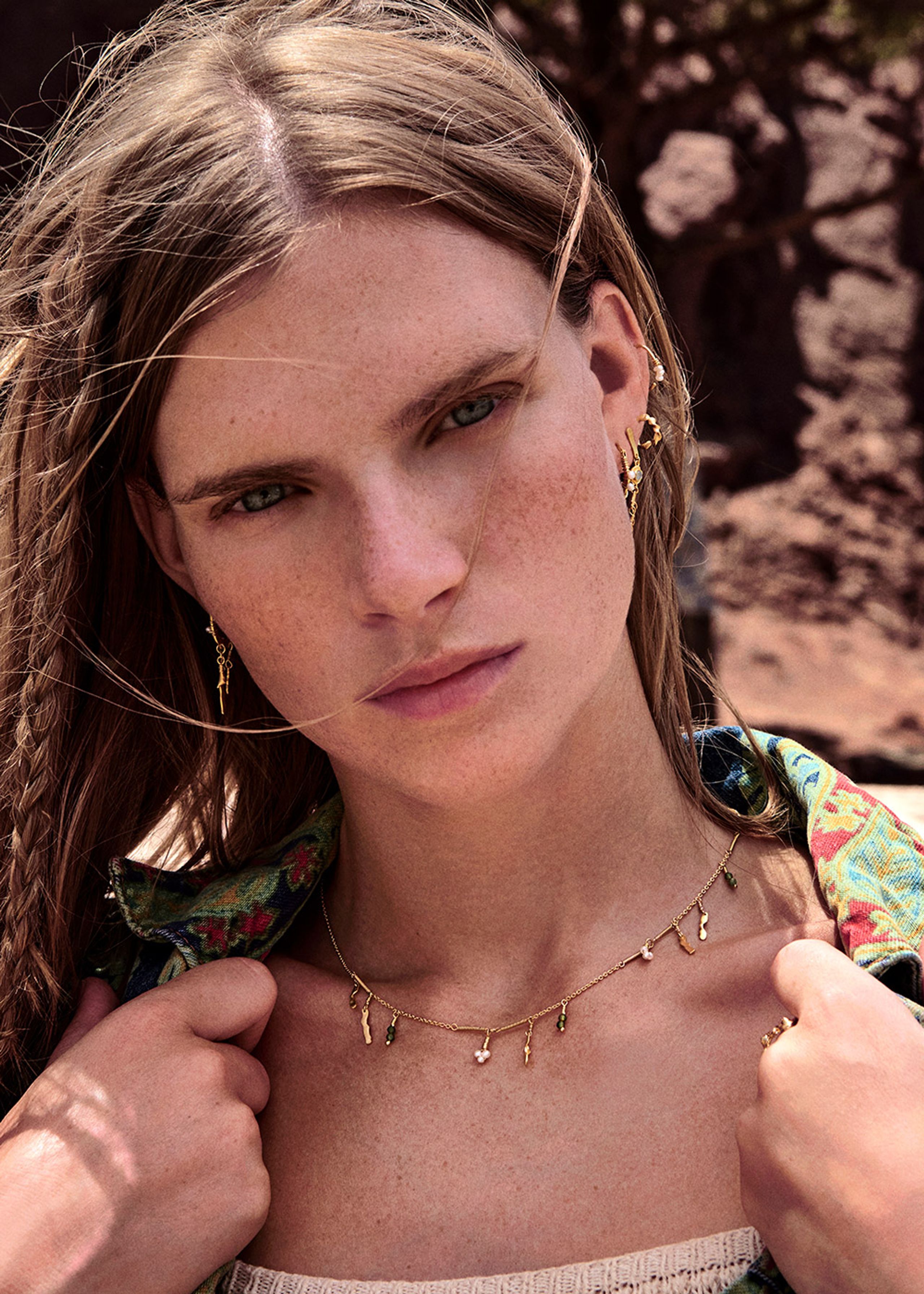 Maanesten - Boucles d'oreilles - Amalie Earrings - Gold