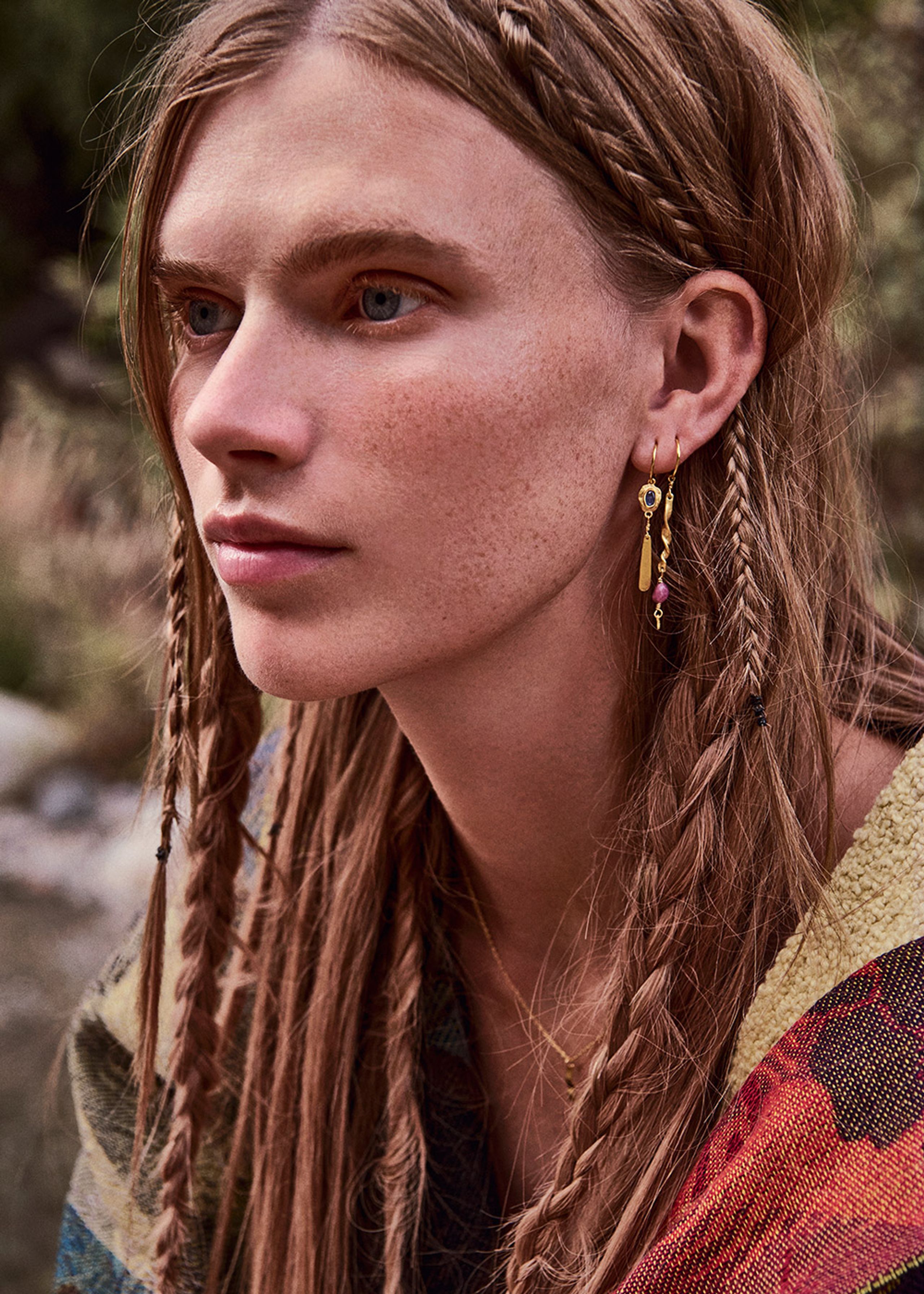 Maanesten - Pendientes - Birna Earrings - Gold